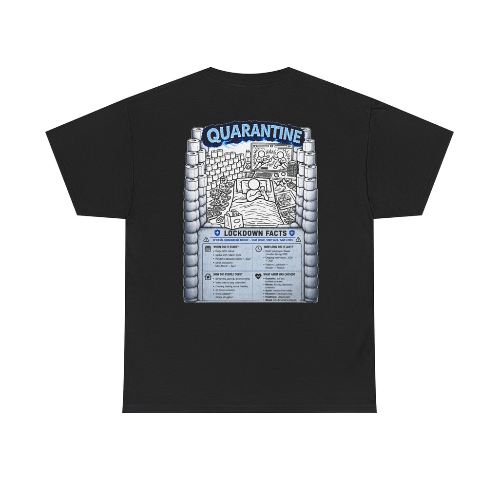 I Survived 2020 — LOCKDOWN S3:E1: Director's Cut "Quarantine" Unisex Heavy Cotton Tee