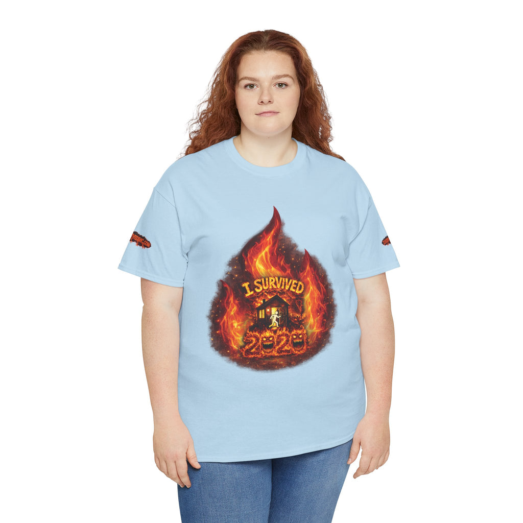 I Survived 2020 — Director's Cut S2:E1 "Berry Creek" | Wildfire Edition Memorial Unisex Heavy Cotton Tee (SPECIAL EDITION)