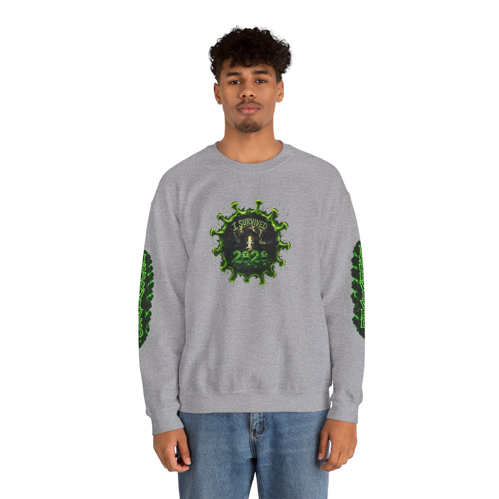I Survived 2020 — PANDEMIC S1:E2: Director's Cut "The Coming of COVID" Unisex Heavy Blend™ Crewneck Sweatshirt