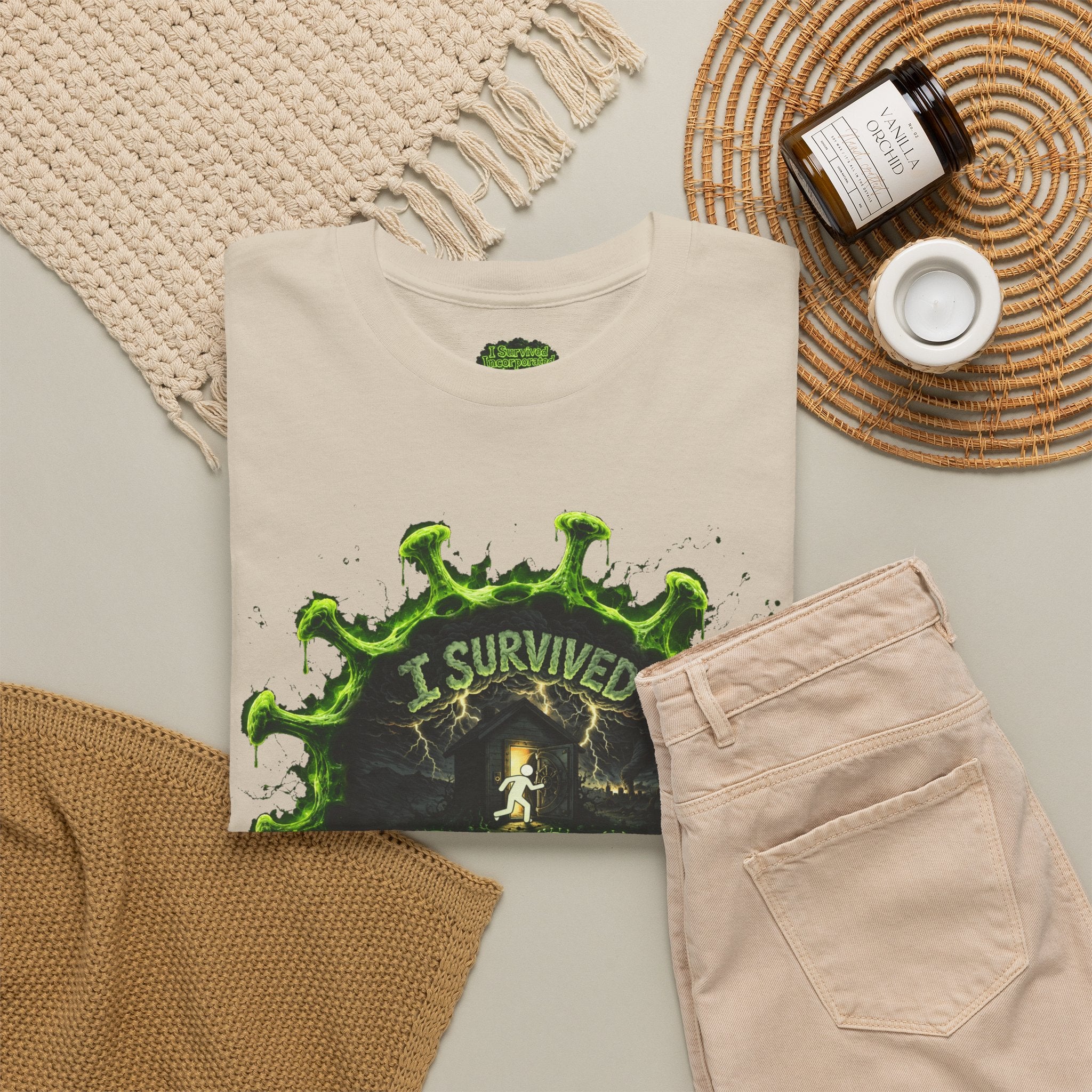 I Survived 2020 — Director's Cut S1:E5 "Delivery Doomsday" | Pandemic Edition Unisex Heavy Cotton Tee