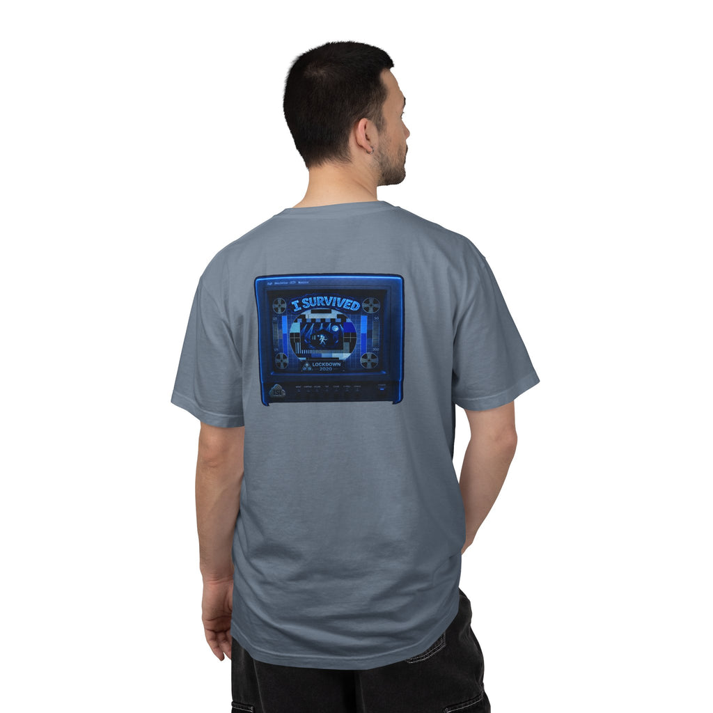 I Survived 2020 — "Please Stand By" Test Pattern Tee Lockdown Special Edition Summer Exclusive Unisex Garment-Dyed T-shirt