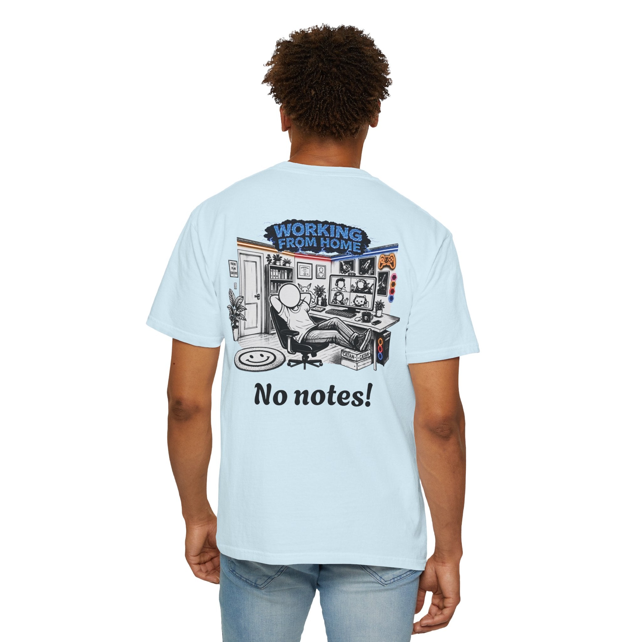 I Survived 2020 — LOCKDOWN S3:E4: "Working From Home" Unisex Garment-Dyed T-shirt
