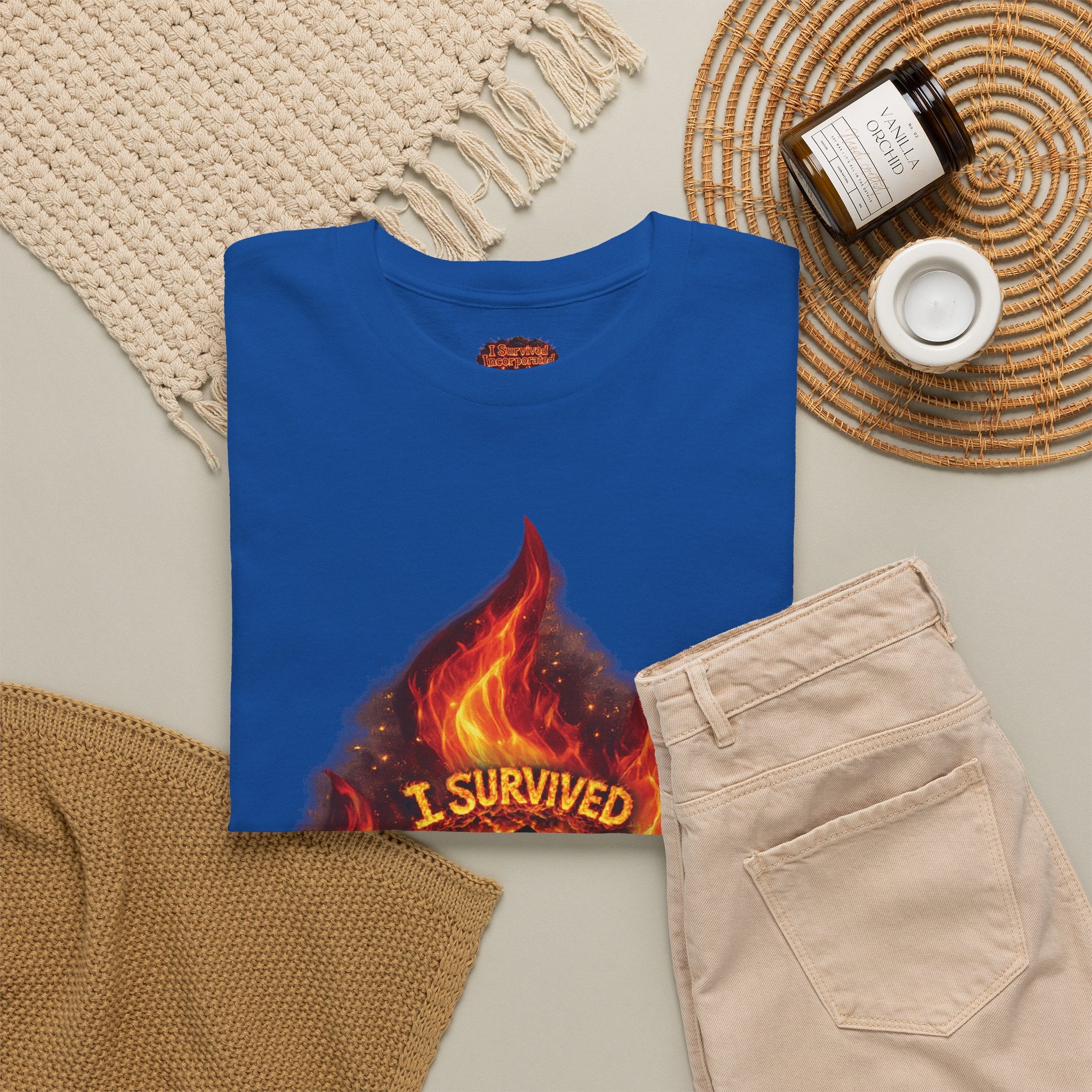 I Survived 2020 — Director's Cut S2:E3 "The California Wildfires" | Wildfire Edition Memorial Unisex Heavy Cotton Tee (SPECIAL EDITION)