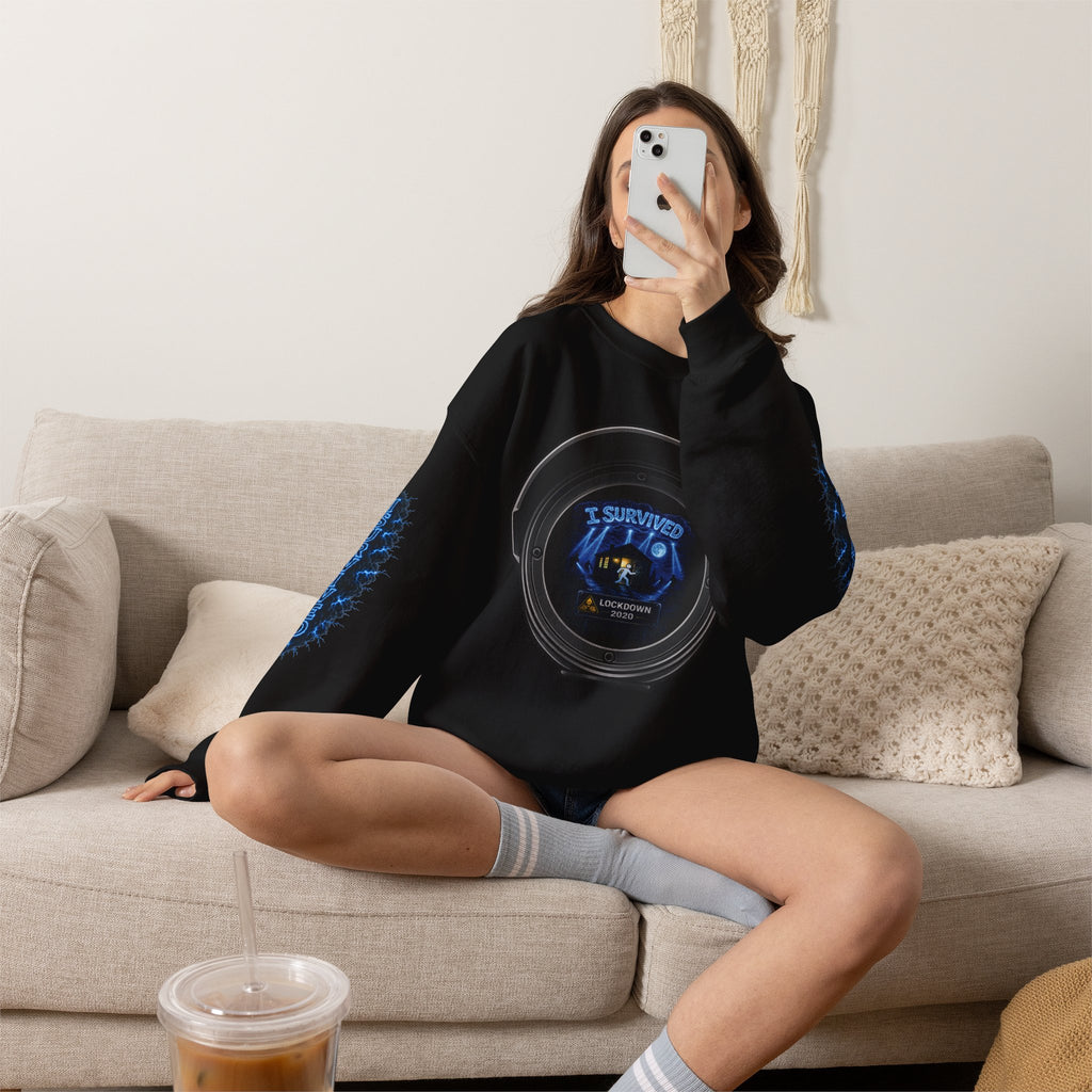 I Survived 2020 — Director's Cut S3:E3 "Remote Schooling" | Lockdown Edition Documentary Unisex Heavy Blend™ Crewneck Sweatshirt