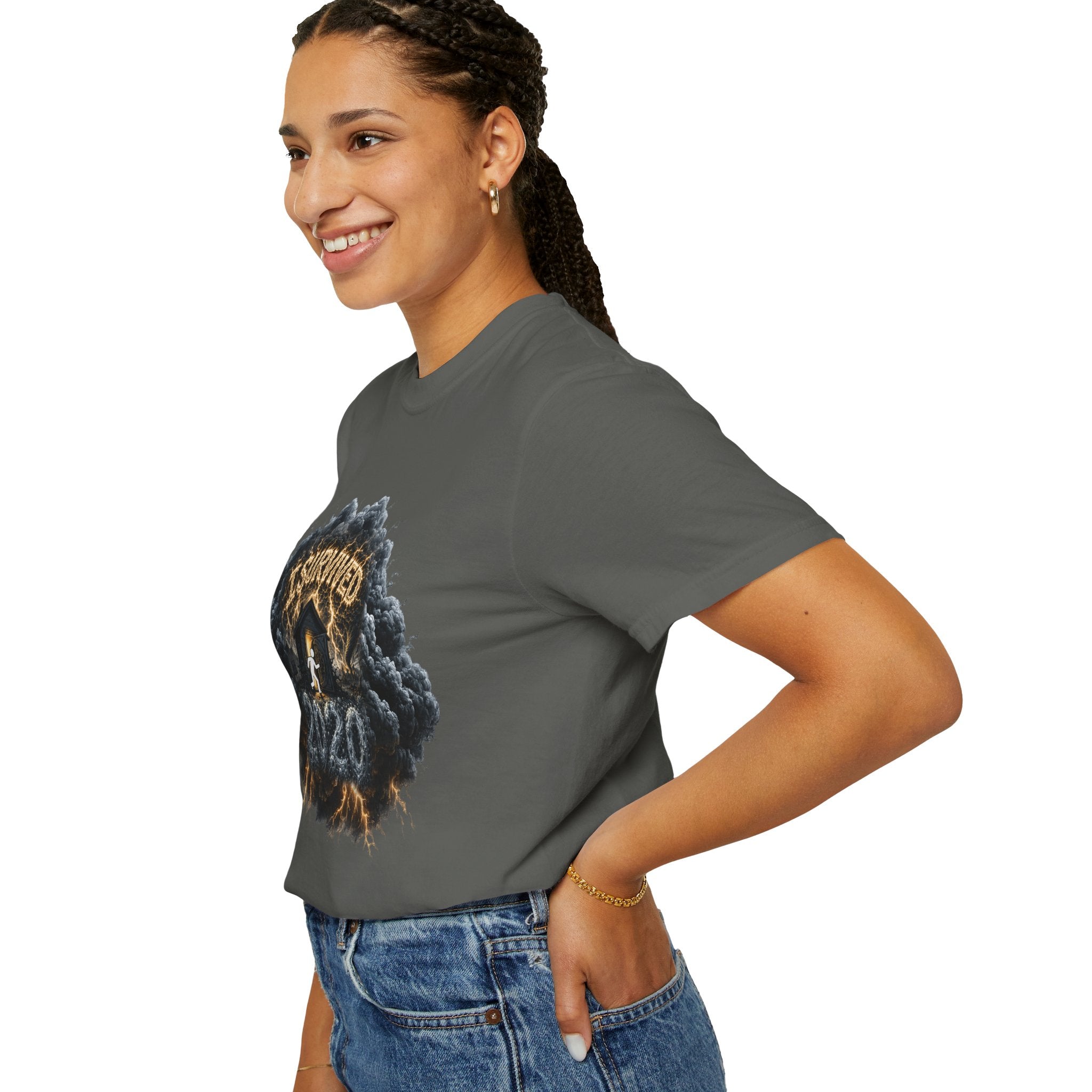 I Survived 2020 — Director's Cut Original Design Teaser Tee | Season 1 Premiere Drop Unisex Garment-Dyed T-shirt