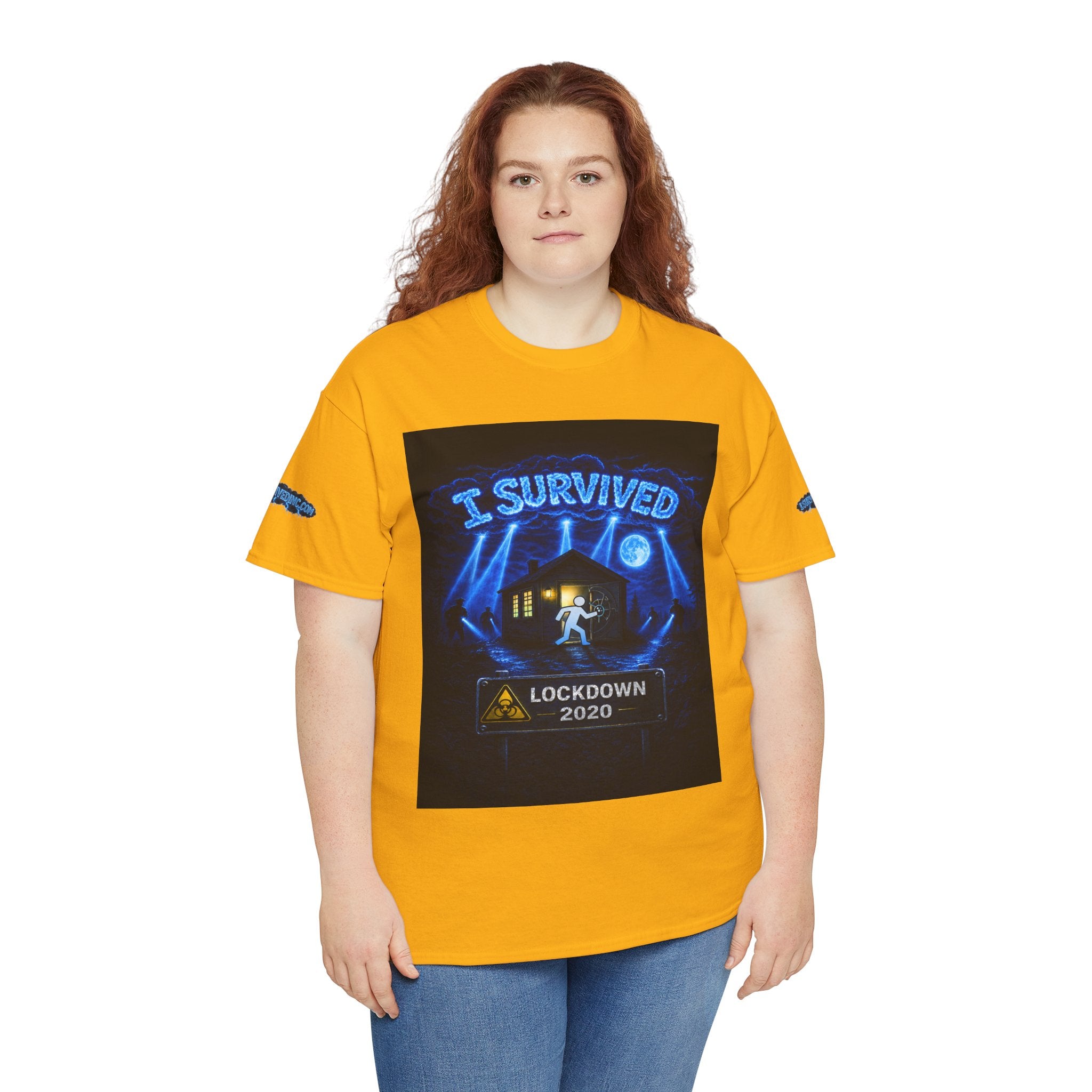 J'ai survécu à 2020 — S3:E1 « Quarantaine » | T-shirt unisexe en coton épais édition Confinement (ÉDITION SPÉCIALE)