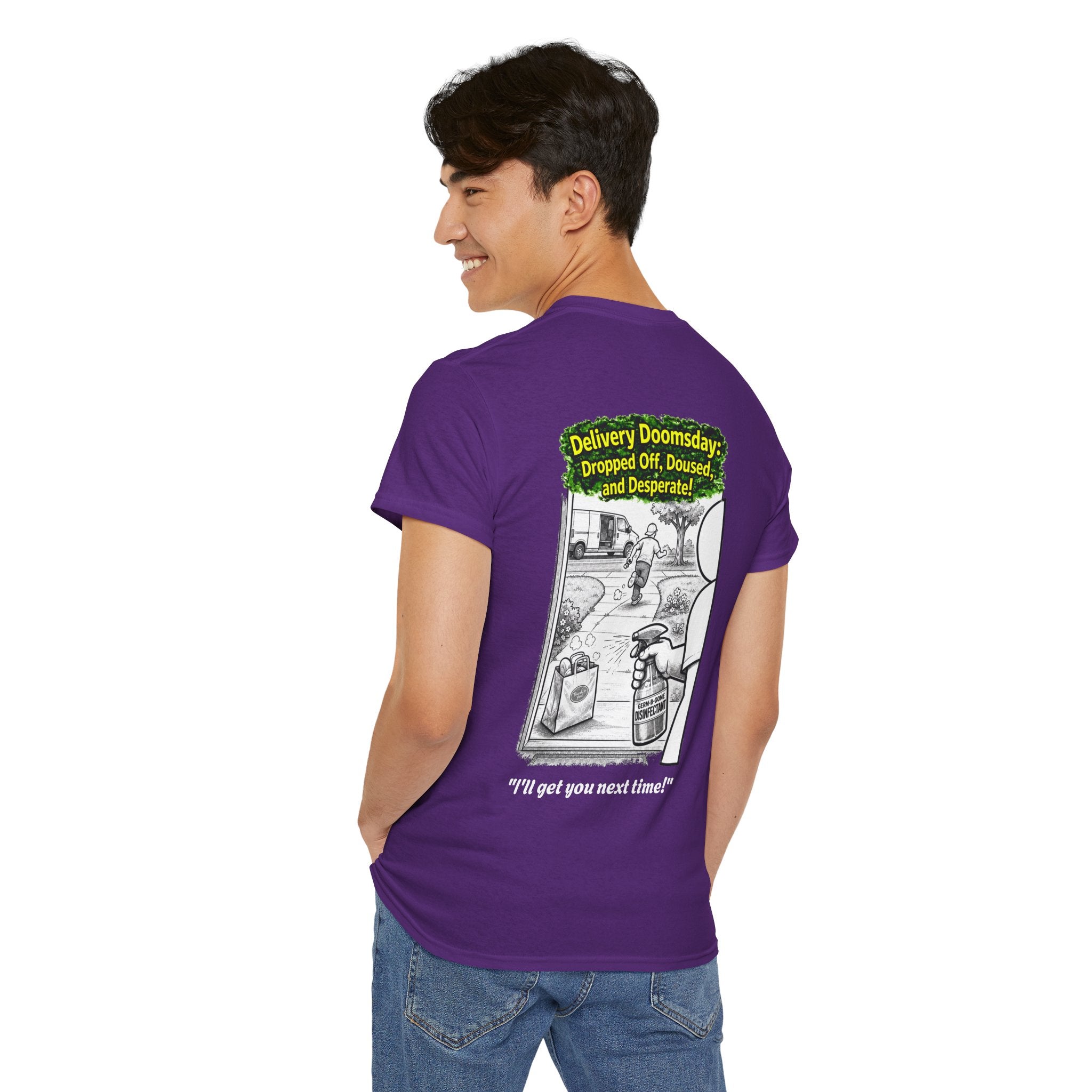I Survived 2020 —  PANDEMIC S1:E5: Director's Cut "Delivery Doomsday" Unisex Heavy Cotton Tee