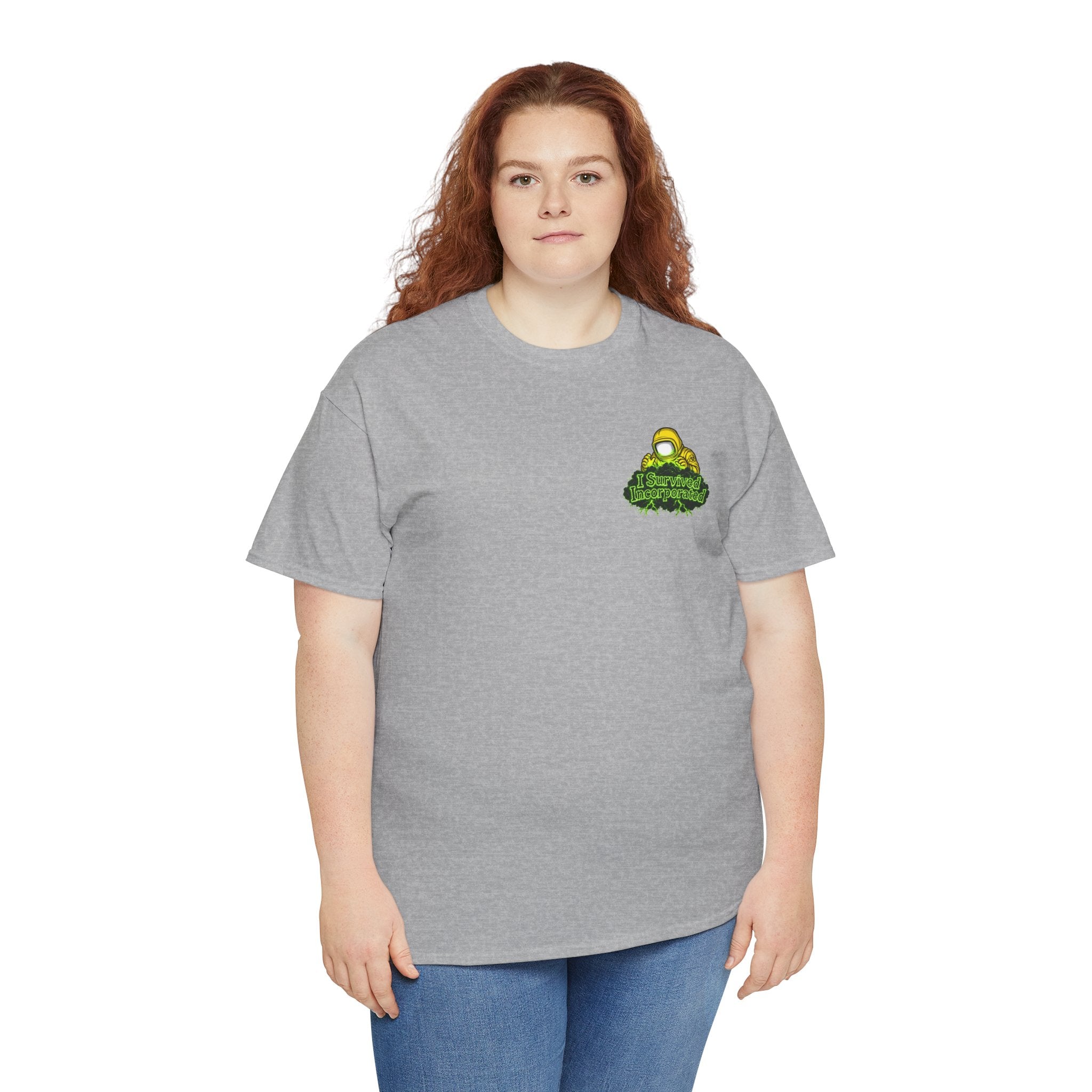 I Survived 2020 — "Please Stand By" Test Pattern Toxic Signal Tee Summer Premiere Unisex Heavy Cotton Tee