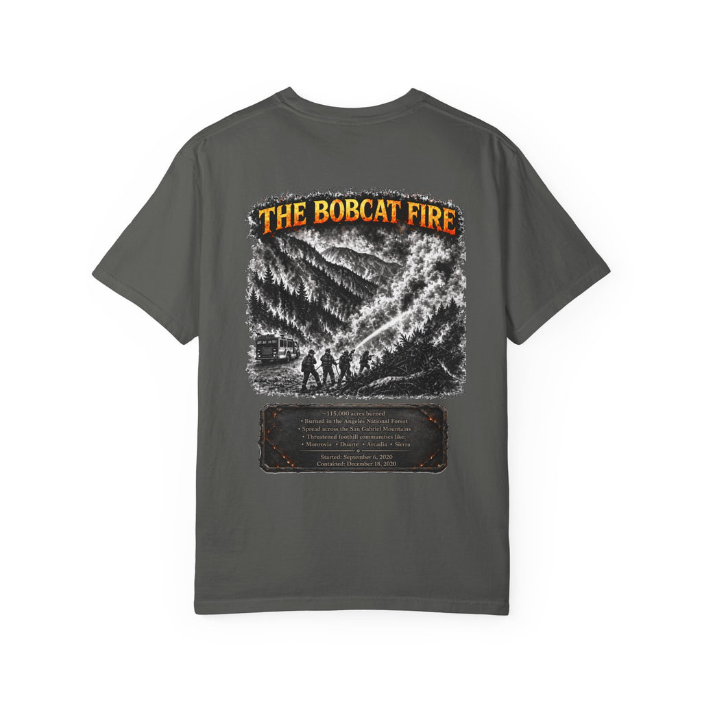 I Survived 2020 — Director's Cut S2:E2 "The Bobcat Fire" | Wildfire Edition Memorial Unisex Garment-Dyed T-shirt