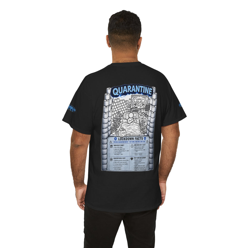 I Survived 2020 — LOCKDOWN S3:E1: Director's Cut Special Edition "Quarantine" Unisex Heavy Cotton Tee