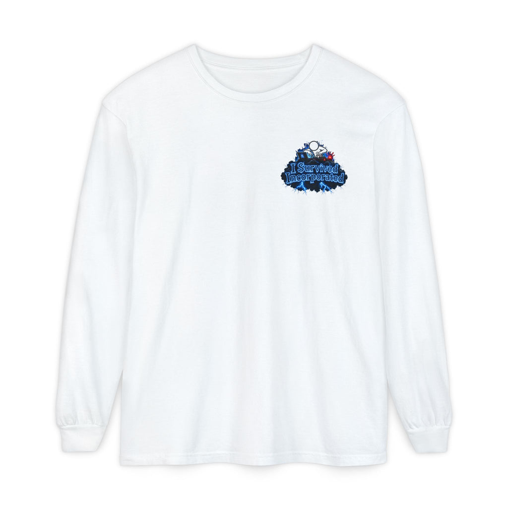 I Survived 2020 — "Please Stand By" Test Pattern Tee Lockdown Edition Summer Exclusive Unisex Garment-Dyed Long Sleeve T-Shirt