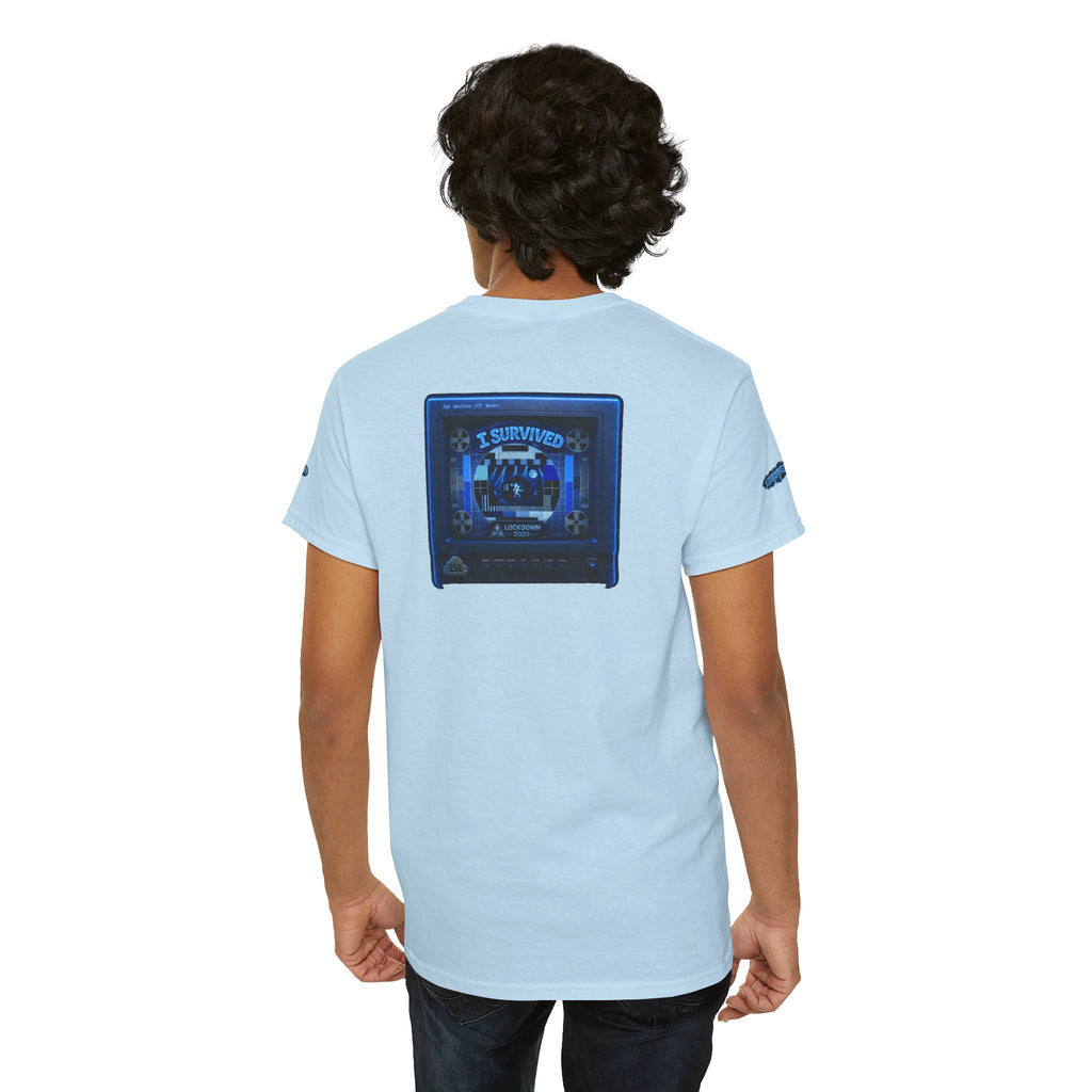 I Survived 2020 — "Please Stand By" Test Pattern Tee Lockdown Special Edition Summer Exclusive Unisex Heavy Cotton Tee