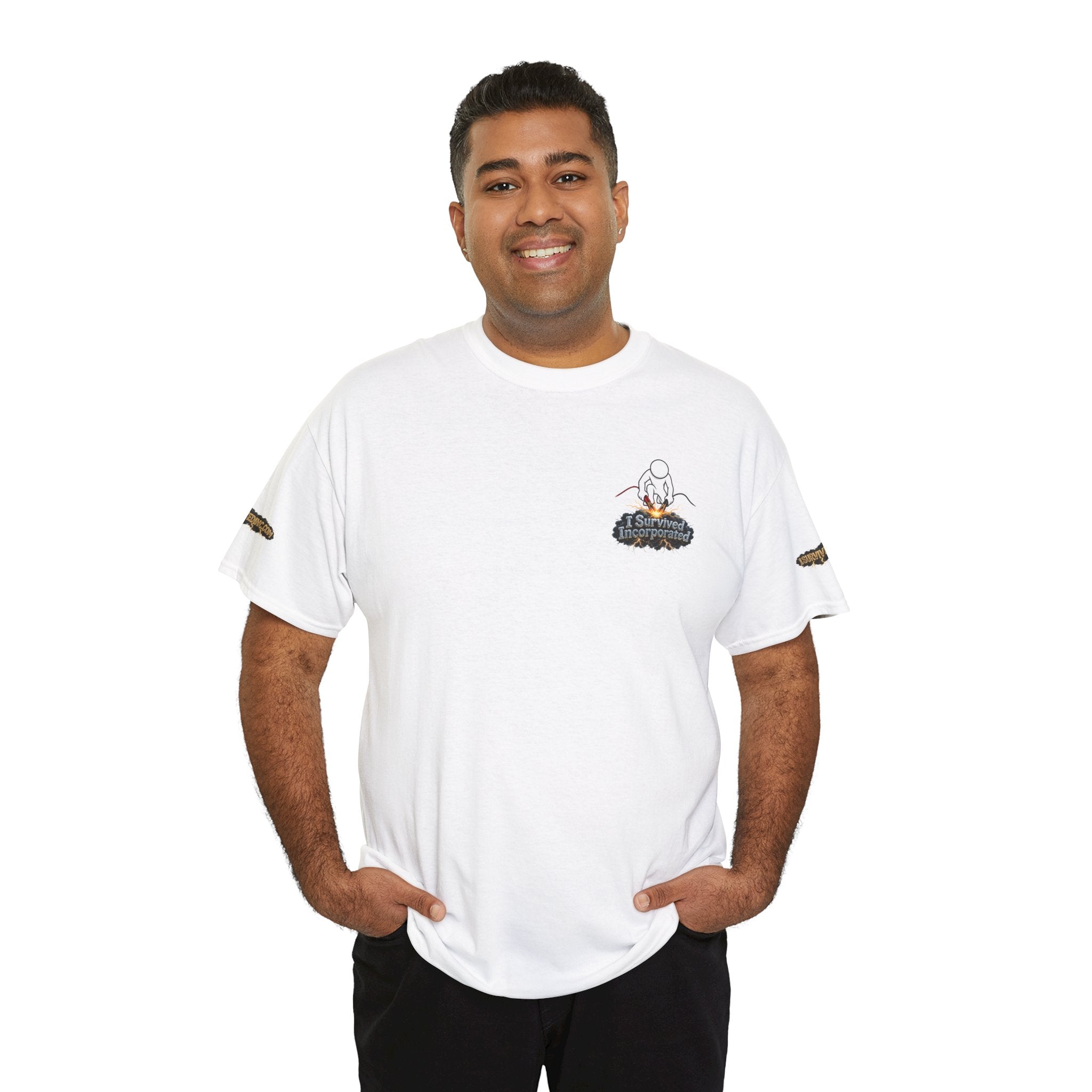 I Survived 2020 — "Please Stand By" Test Pattern Tee Special Edition Summer Premier Unisex Heavy Cotton Tee