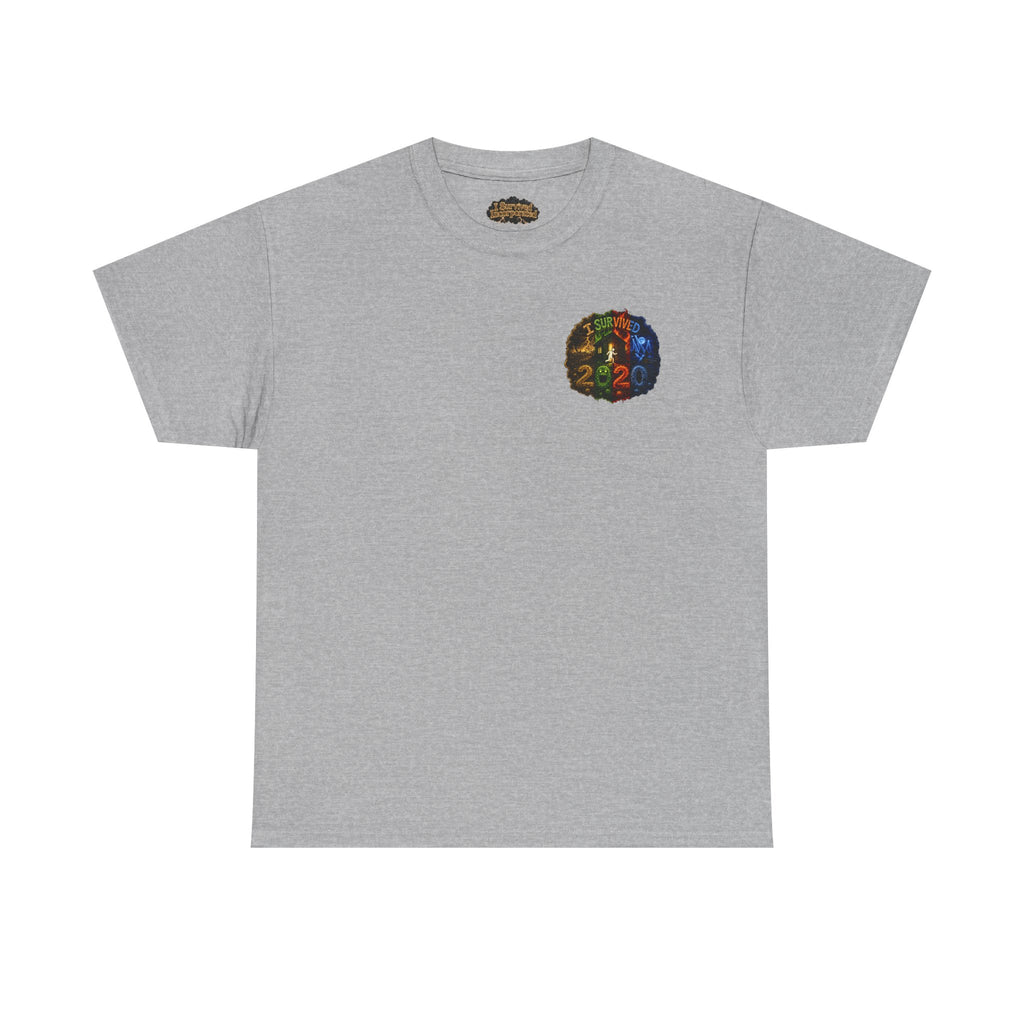 I Survived 2020 — "No Signal" Test Pattern Tee Alien Broadcast Finale Summer Premiere Unisex Heavy Cotton Tee