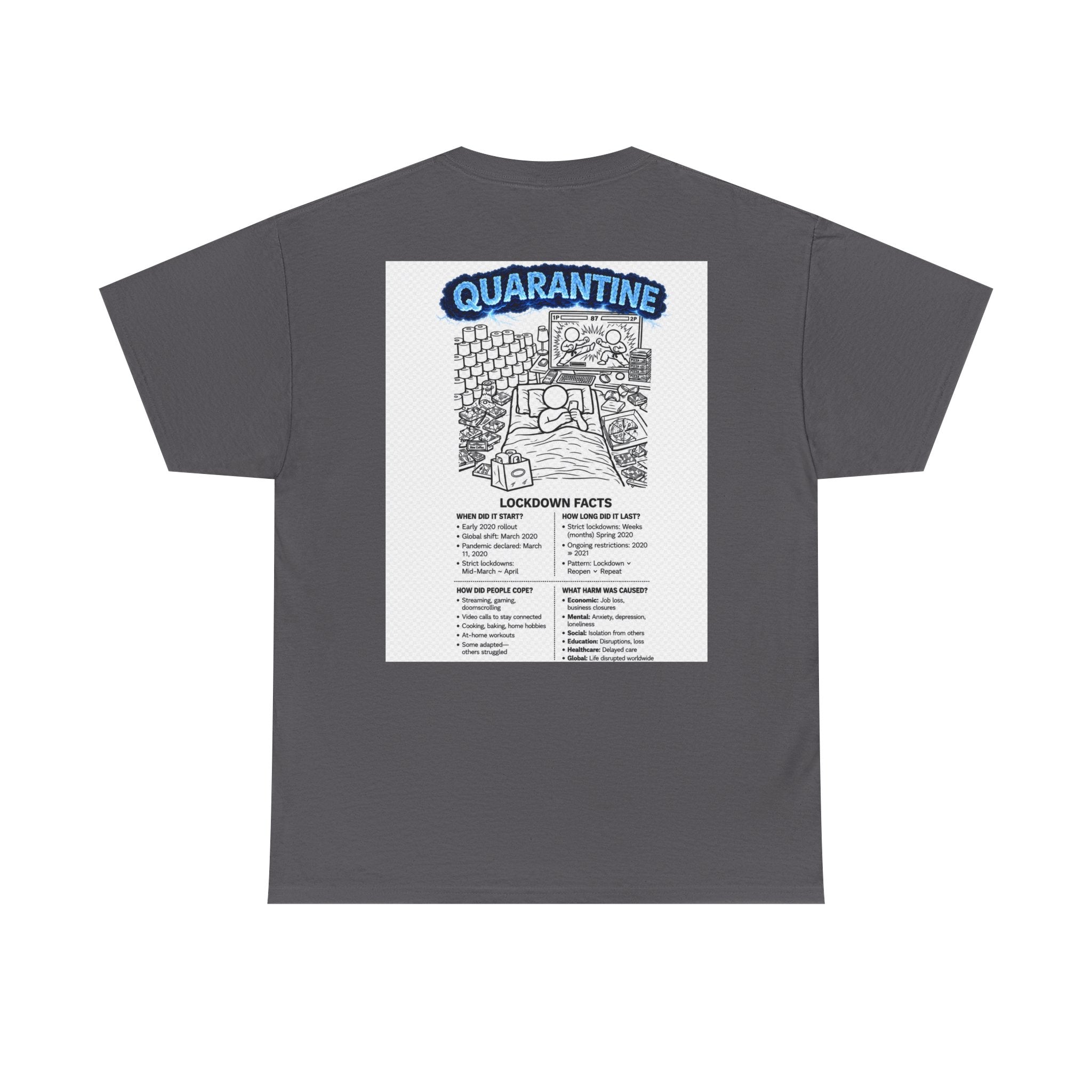I Survived 2020 — Director's Cut S3:E1 "Quarantine" | Lockdown Edition Documentary Unisex Heavy Cotton Tee