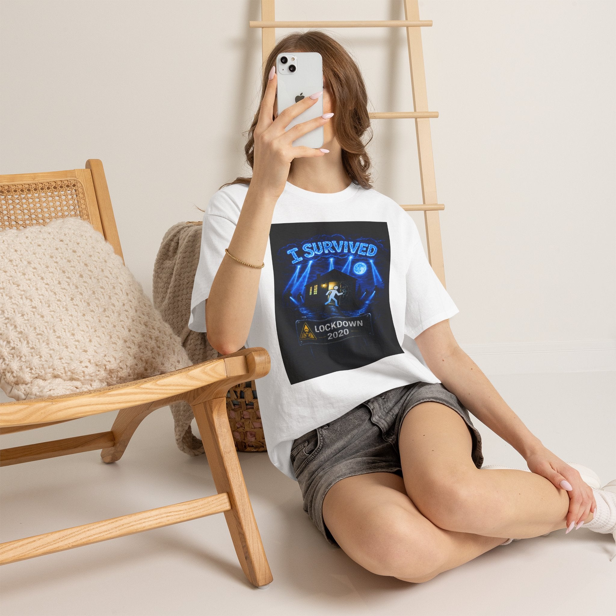 Copy of  I Survived 2020 — S3:E1 "Quarantine" | Lockdown Edition Documentary Unisex Heavy Cotton Tee