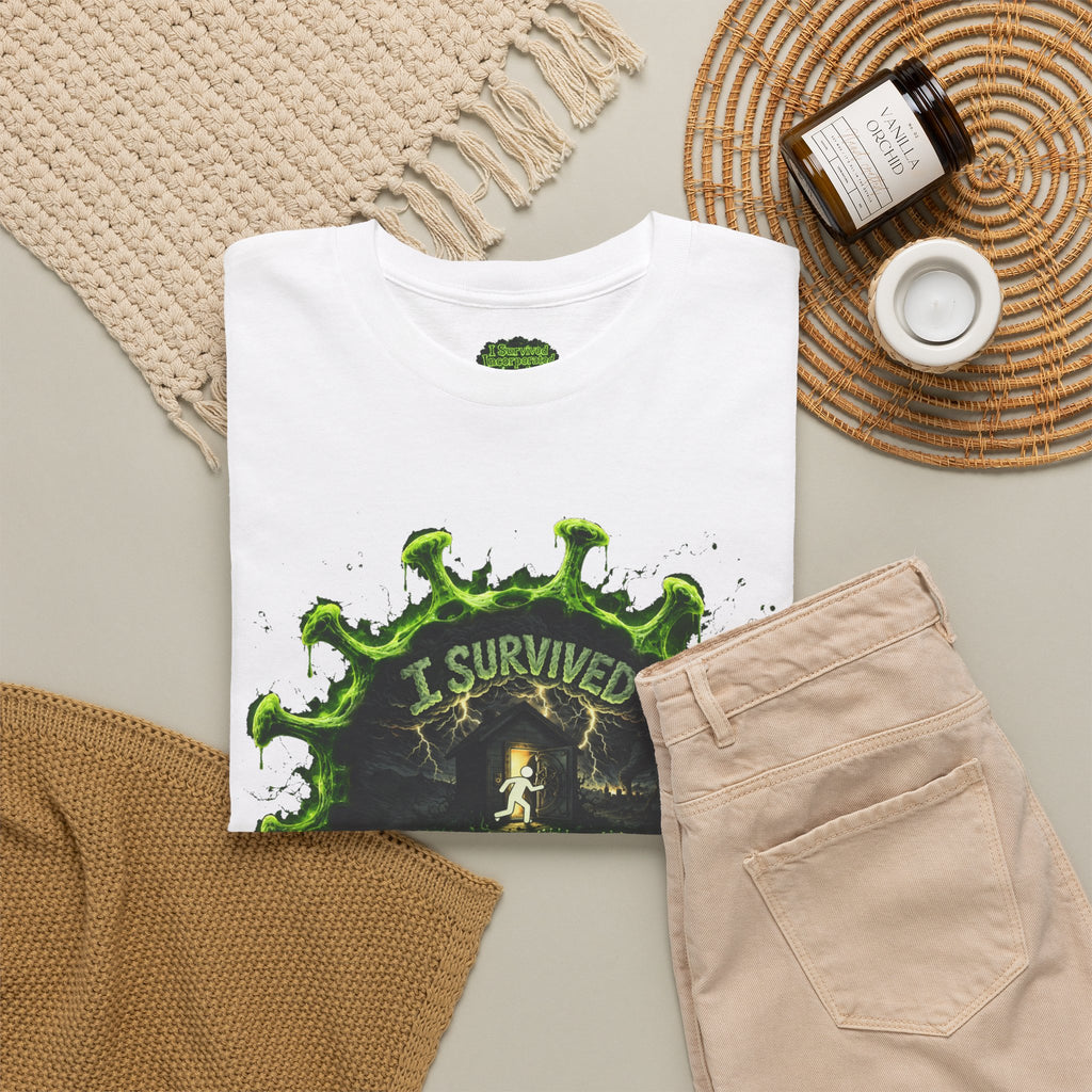 I Survived 2020 — Director's Cut S1:E3 "The Jab!" | Pandemic Edition Unisex Heavy Cotton Tee