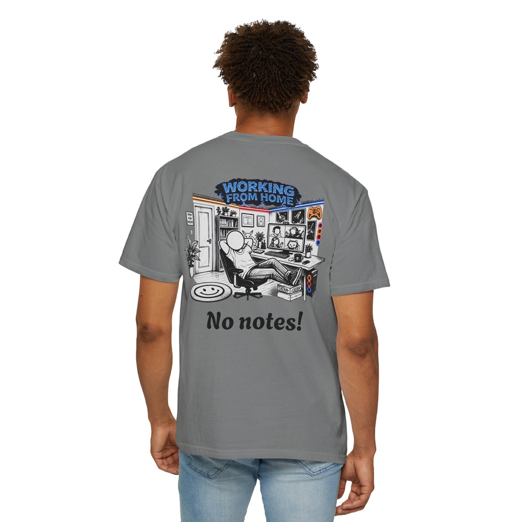 I Survived 2020 — LOCKDOWN S3:E4: "Working From Home" Unisex Garment-Dyed T-shirt