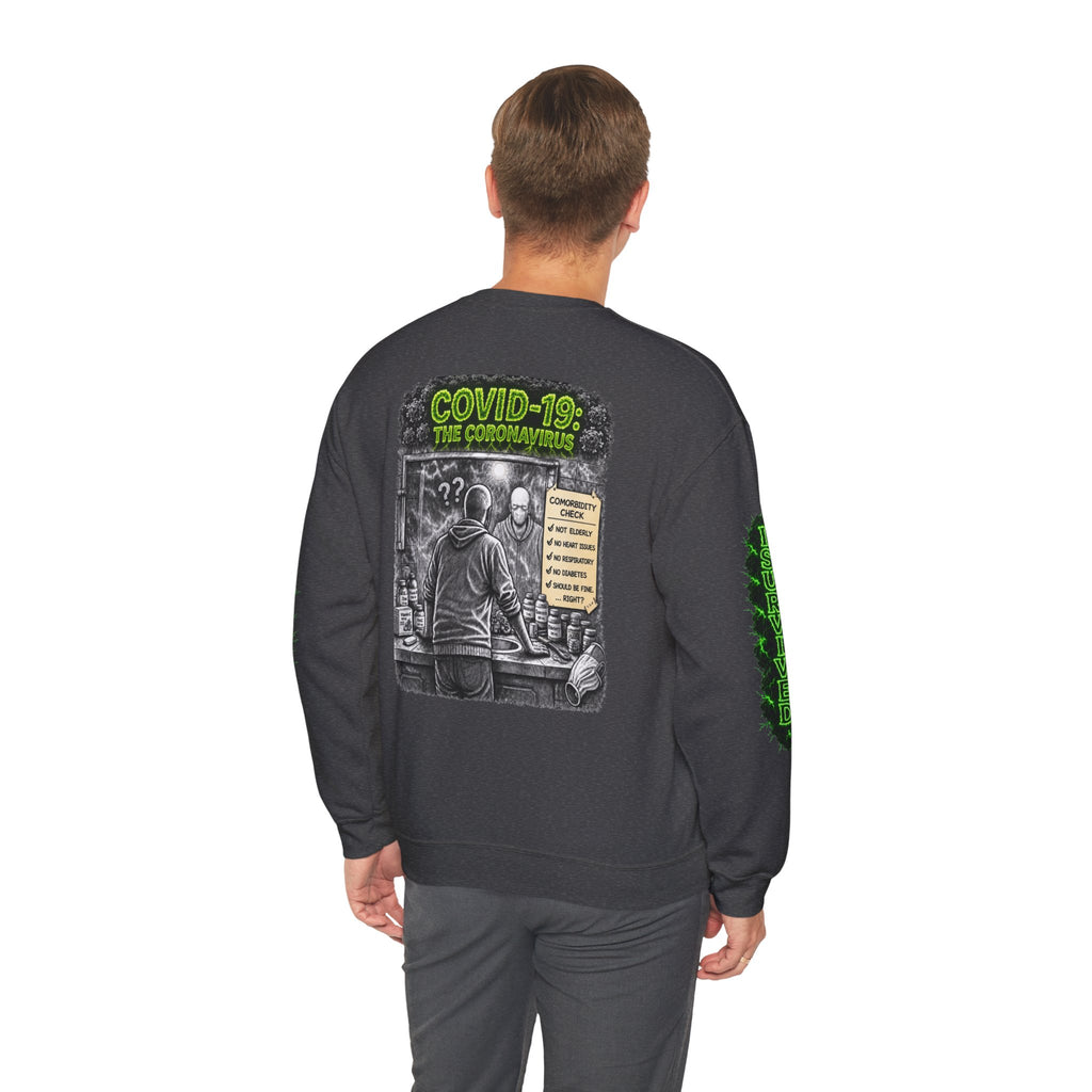 I Survived 2020 — Director's Cut S1:E1 "COVID-19: The Coronavirus" | Pandemic Edition Unisex Heavy Blend™ Crewneck Sweatshirt