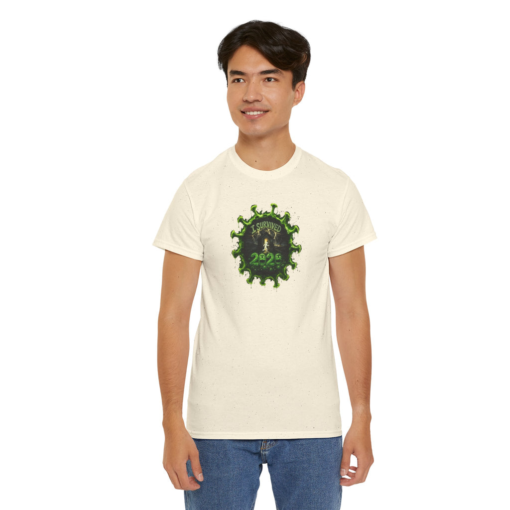 I Survived 2020 — PANDEMIC S1:E4: Director's Cut "Mask Madness" Unisex Heavy Cotton Tee