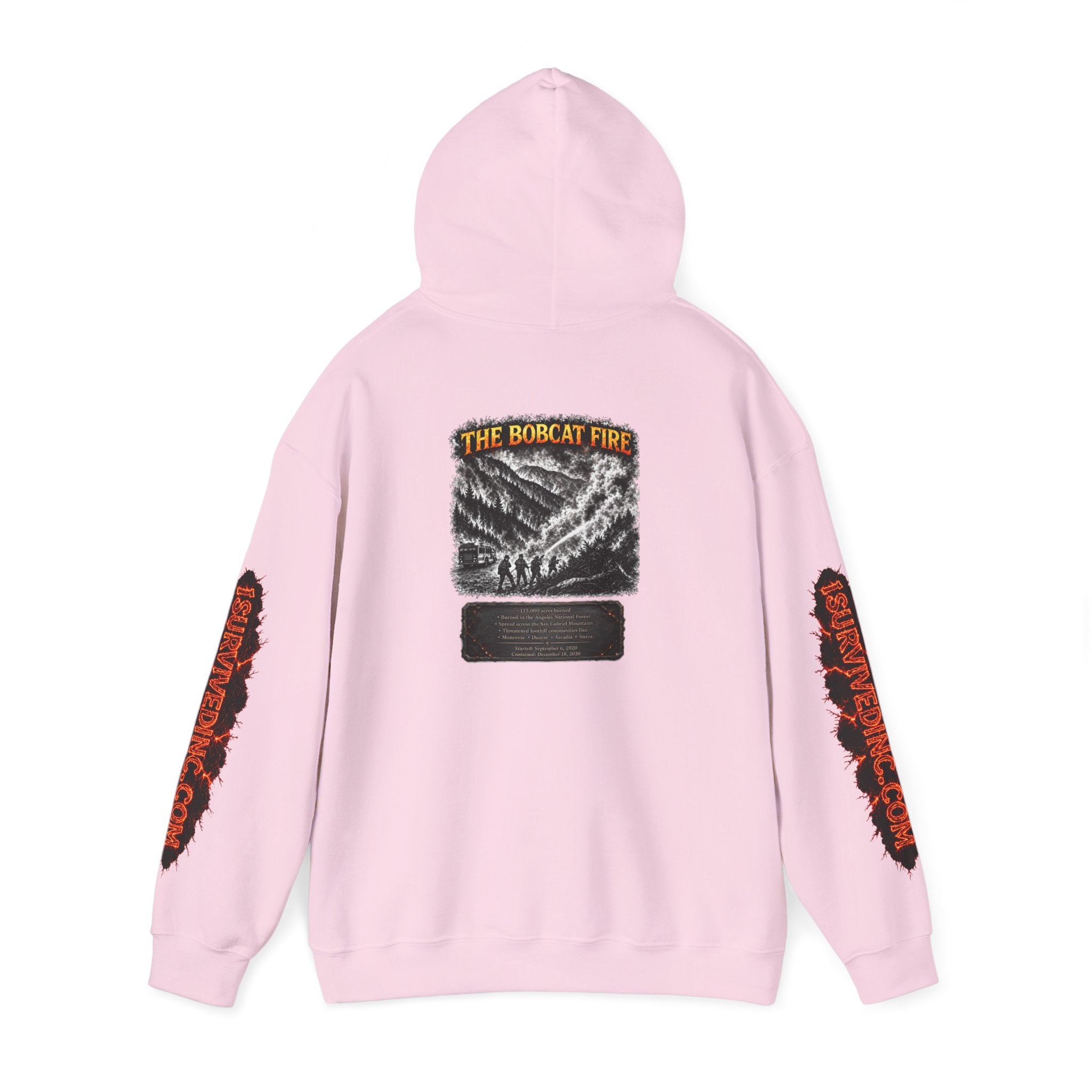 I Survived 2020 — WILDFIRES S2:E2: "The Bobcat Fire" Memorial Hoodie