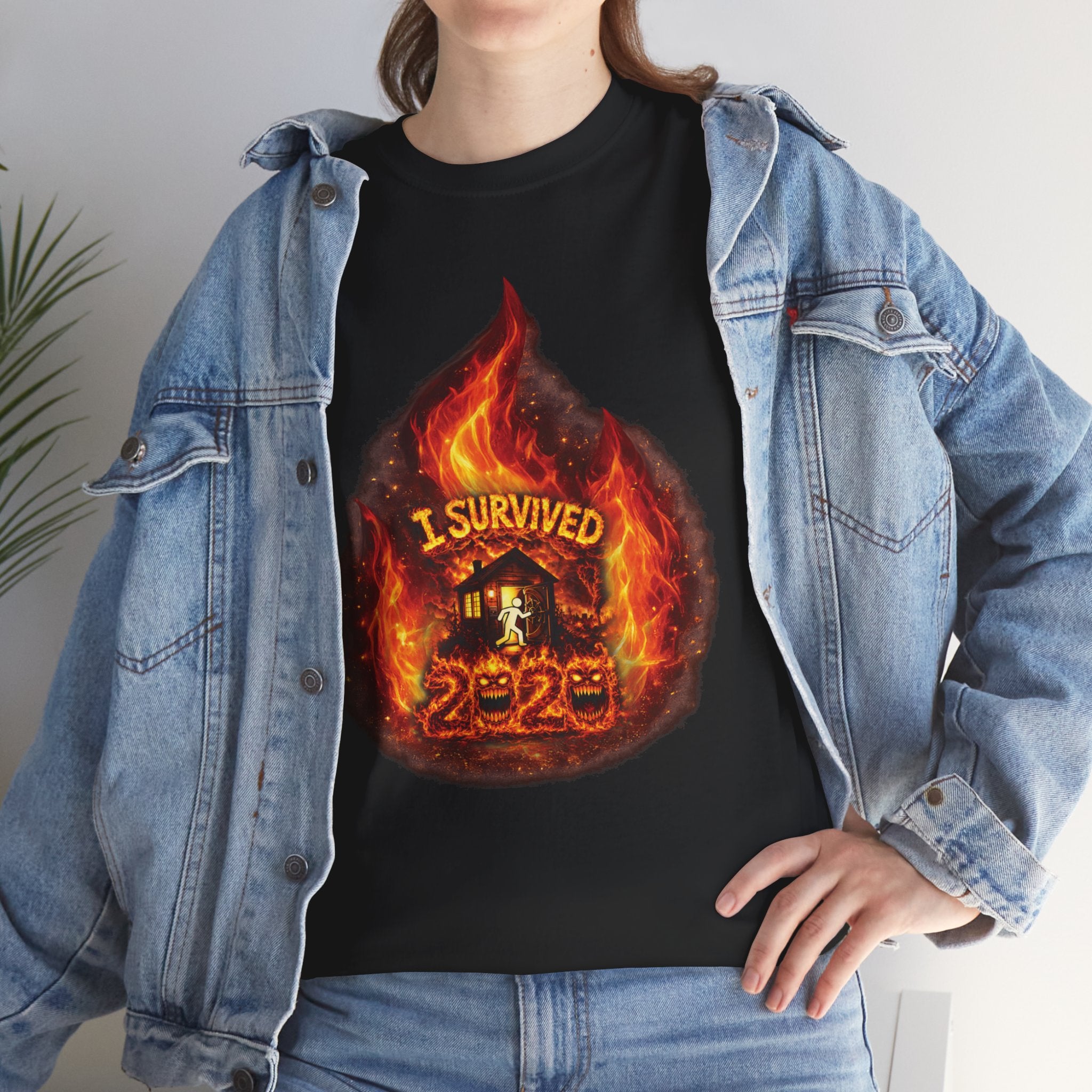 I Survived 2020 — Director's Cut S2:E1 "Berry Creek" | Wildfire Edition Memorial Unisex Heavy Cotton Tee (SPECIAL EDITION)