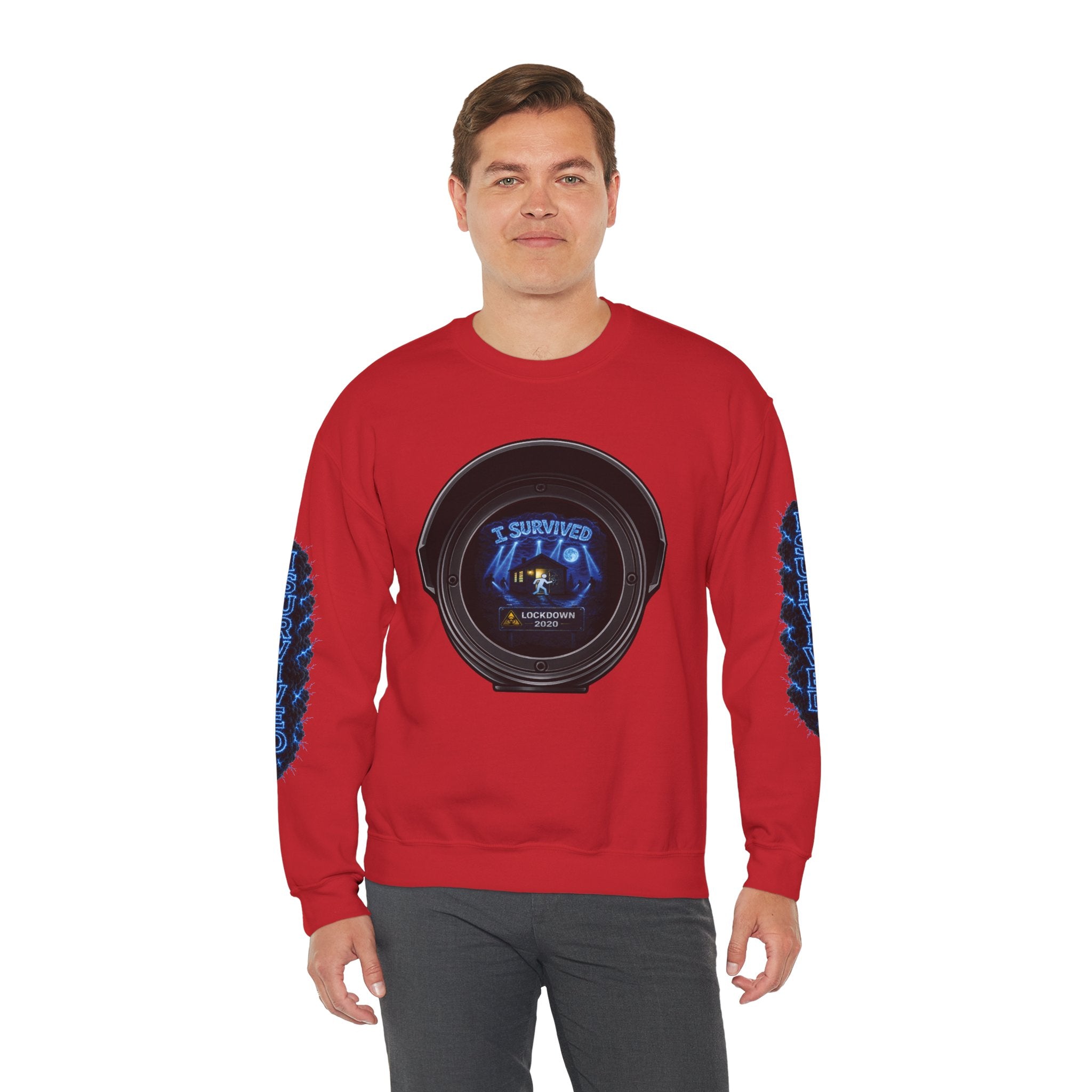I Survived 2020 — Director's Cut S3:E3 "Remote Schooling" | Lockdown Edition Documentary Unisex Heavy Blend™ Crewneck Sweatshirt