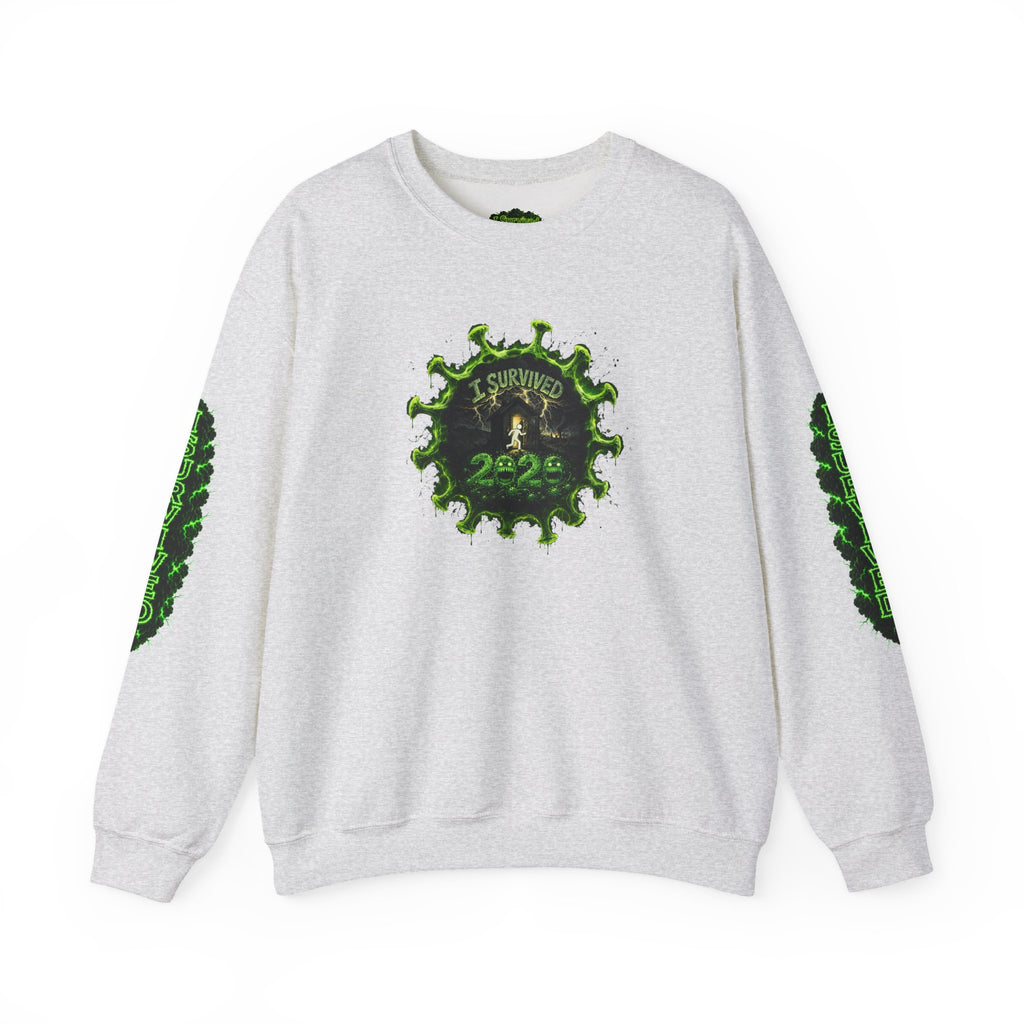 I Survived 2020 — PANDEMIC S1:E5: Director's Cut "Delivery Doomsday" Unisex Heavy Blend™ Crewneck Sweatshirt