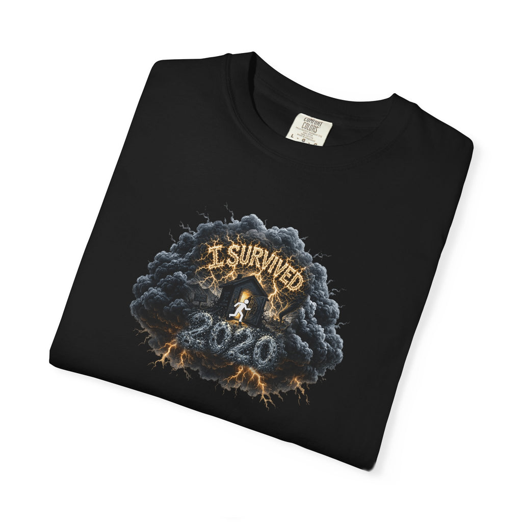 I Survived 2020 — Original PILOT Design: Director's Cut Unisex Garment-Dyed T-shirt