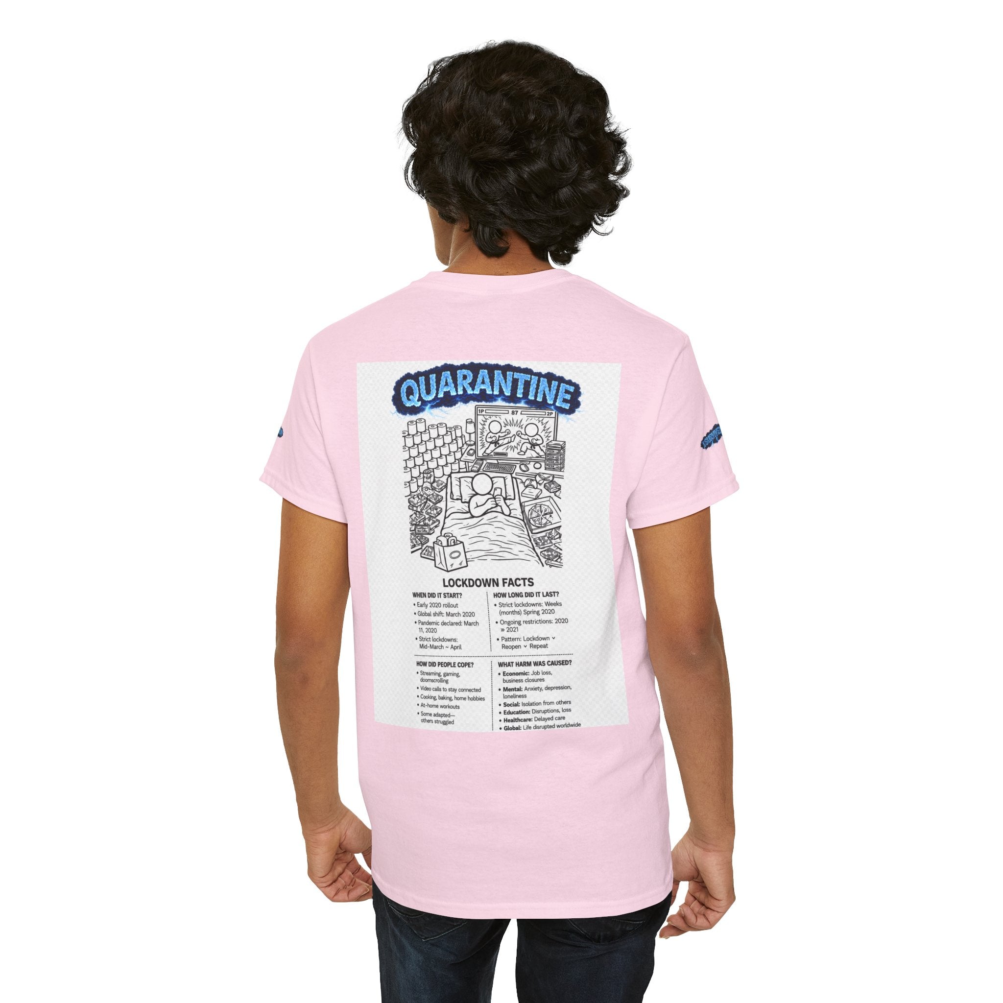 I Survived 2020 — Director's Cut S3:E1 "Quarantine" | Lockdown Edition Documentary Unisex Heavy Cotton Tee (SPECIAL EDITION)