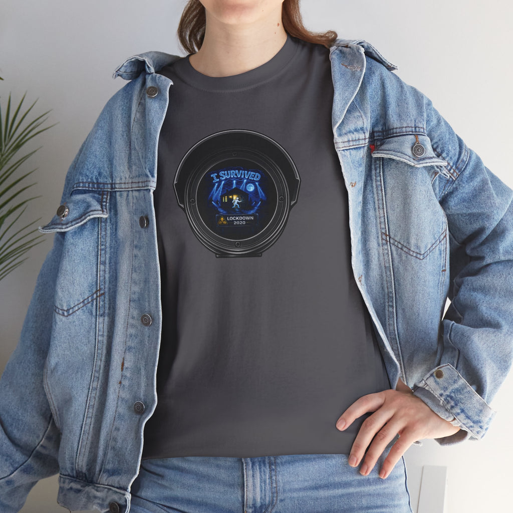 I Survived 2020 — LOCKDOWN S3:E1: Director's Cut "Quarantine" Unisex Heavy Cotton Tee