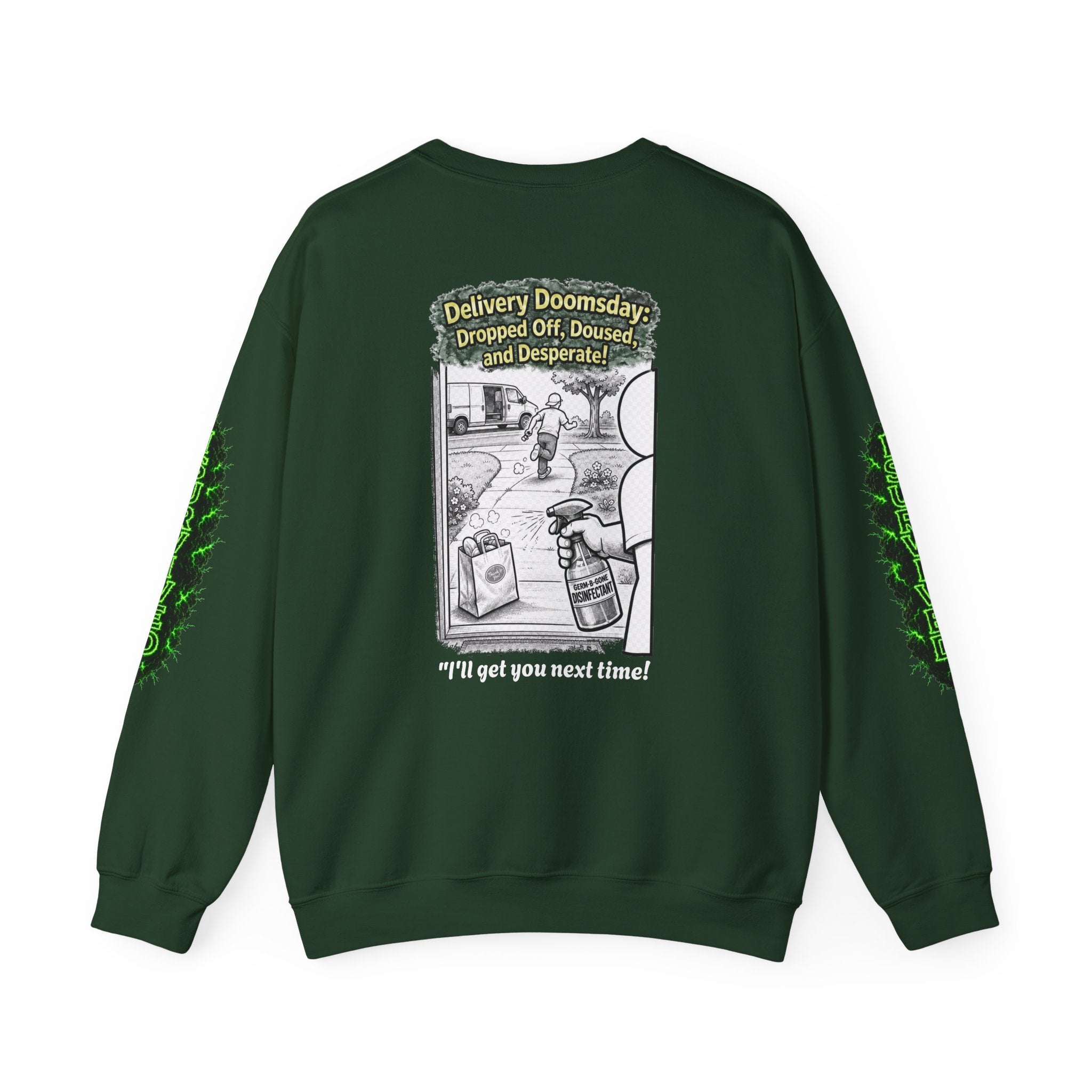 I Survived 2020 — Director's Cut S1:E5 "Delivery Doomsday" | Pandemic Edition Unisex Heavy Blend™ Crewneck Sweatshirt