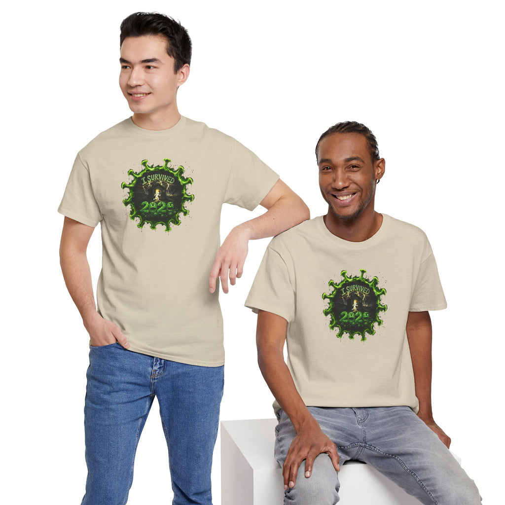 I Survived 2020 — PANDEMIC S1:E3: Director's Cut "The Jab!" Unisex Heavy Cotton Tee