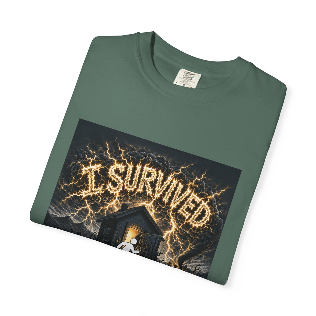 I Survived 2020 — Original Design Teaser Tee | Season 1 Premiere Drop Unisex Garment-Dyed T-shirt
