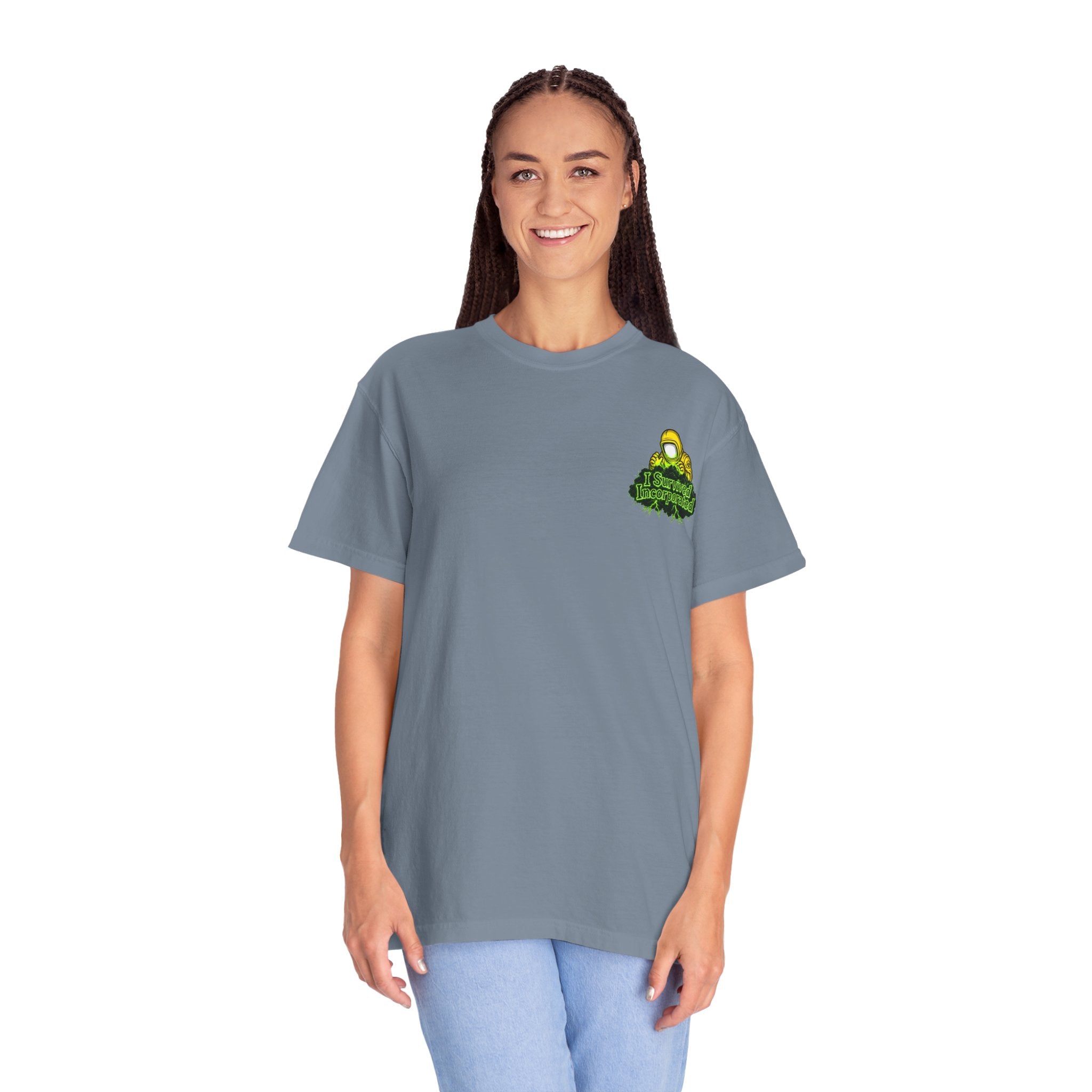 I Survived 2020 — "Please Stand By" Test Pattern Toxic Signal Tee Summer Premiere Unisex Garment-Dyed T-shirt