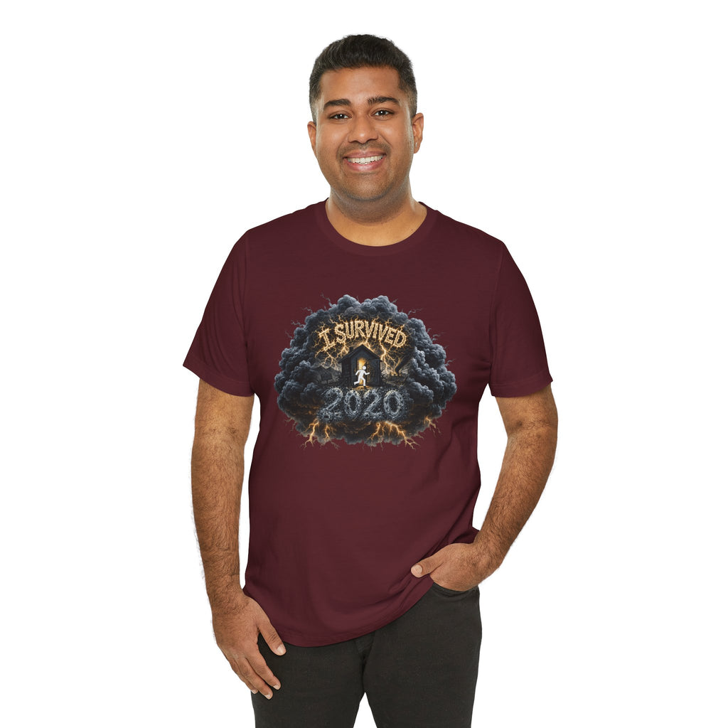 I Survived 2020 — Director's Cut Original Design Teaser Tee | Season 1 Premiere Drop Unisex Jersey Short Sleeve Tee