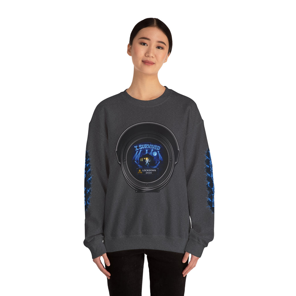 I Survived 2020 — Director's Cut S3:E4 "Working From Home" | Mid-Season Finale Pt. 1 | Lockdown Edition Documentary Unisex Heavy Blend™ Crewneck Sweatshirt