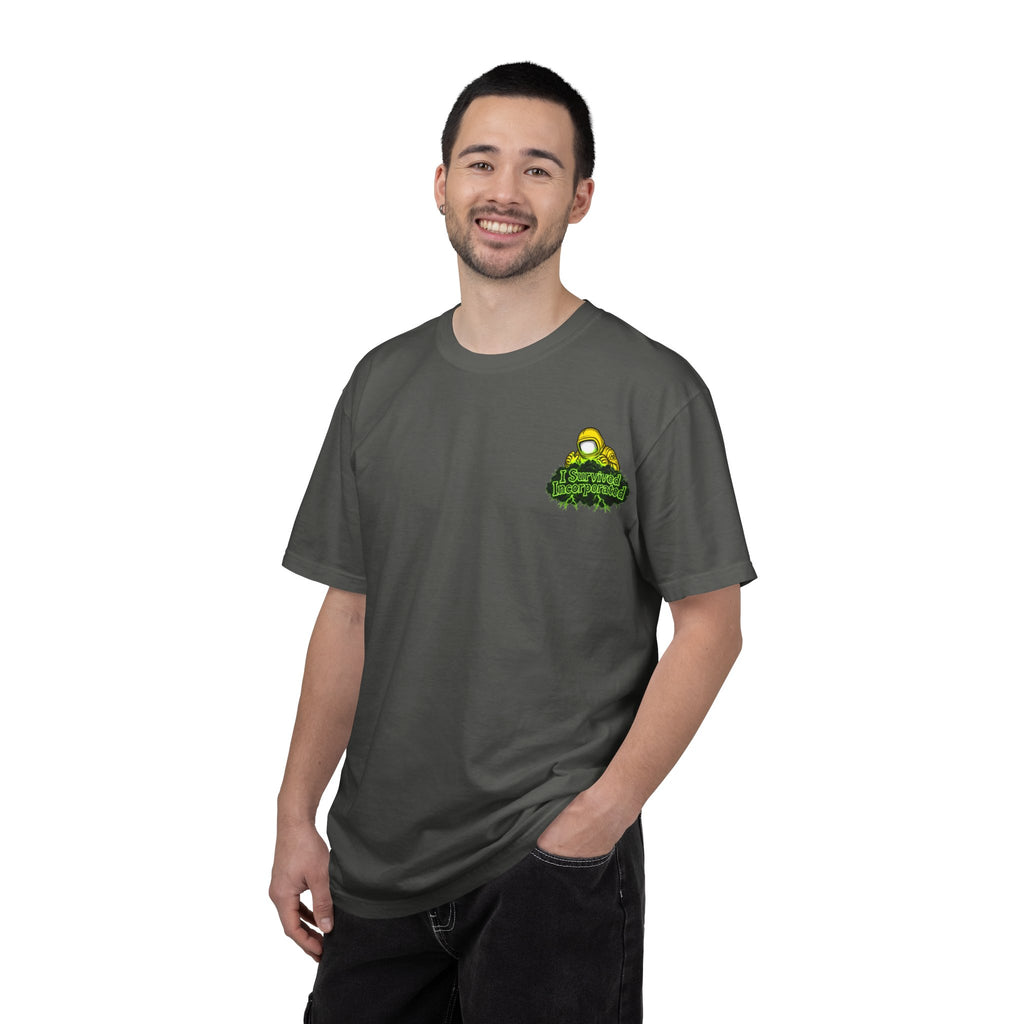 I Survived 2020 — "Please Stand By" Test Pattern Toxic Signal Tee Summer Premiere Unisex Garment-Dyed T-shirt