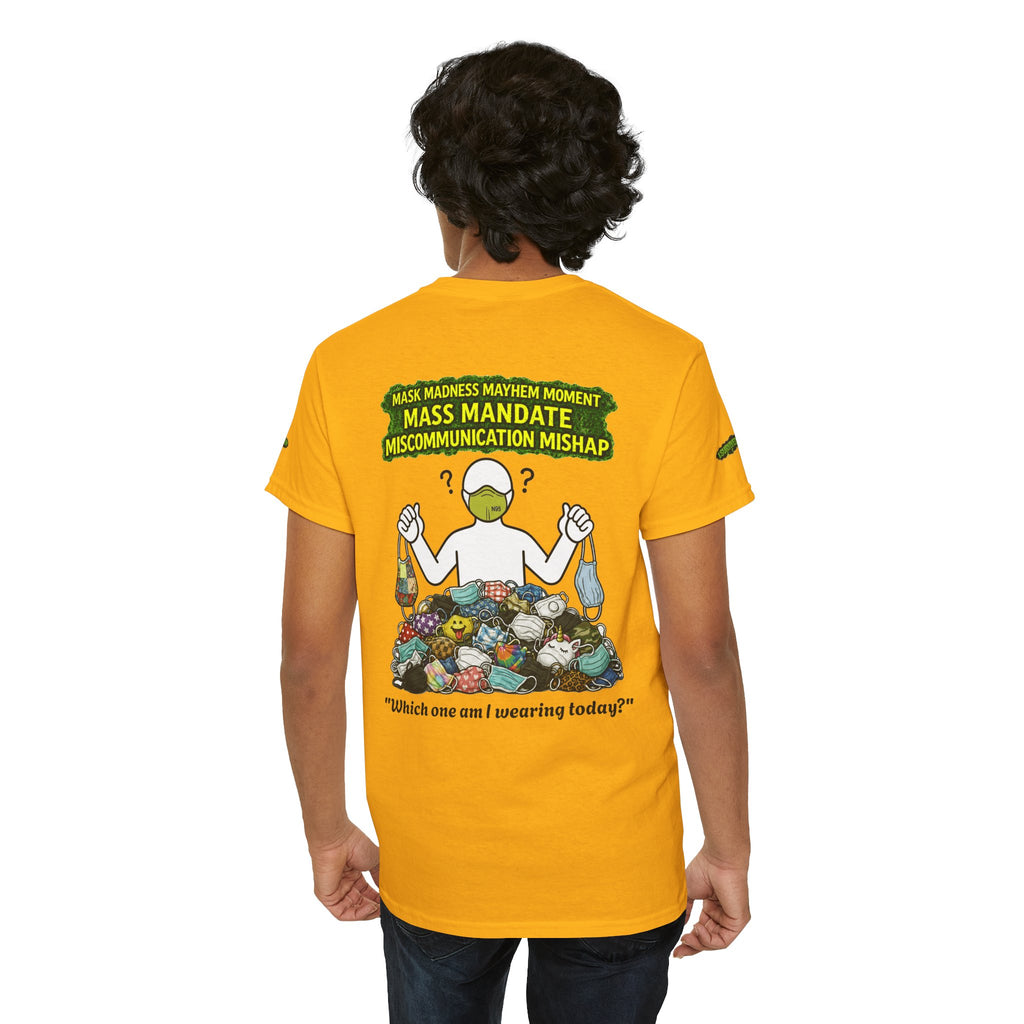 I Survived 2020 — PANDEMIC S1:E4: Director's Cut Special Edition "Mask Madness" Unisex Heavy Cotton Tee