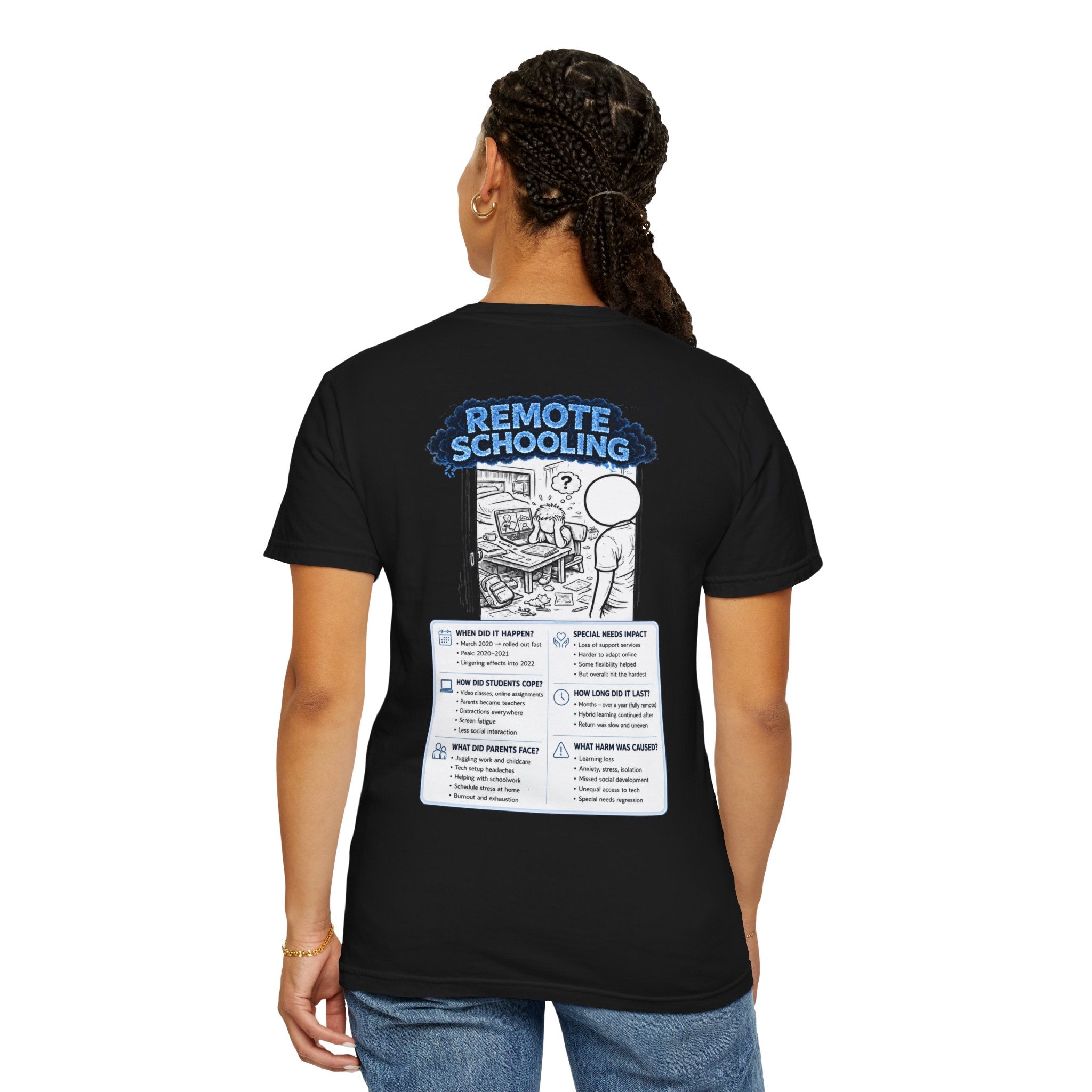I Survived 2020 — Director's Cut S3:E3 "Remote Schooling" | Lockdown Edition Documentary Unisex Garment-Dyed T-shirt