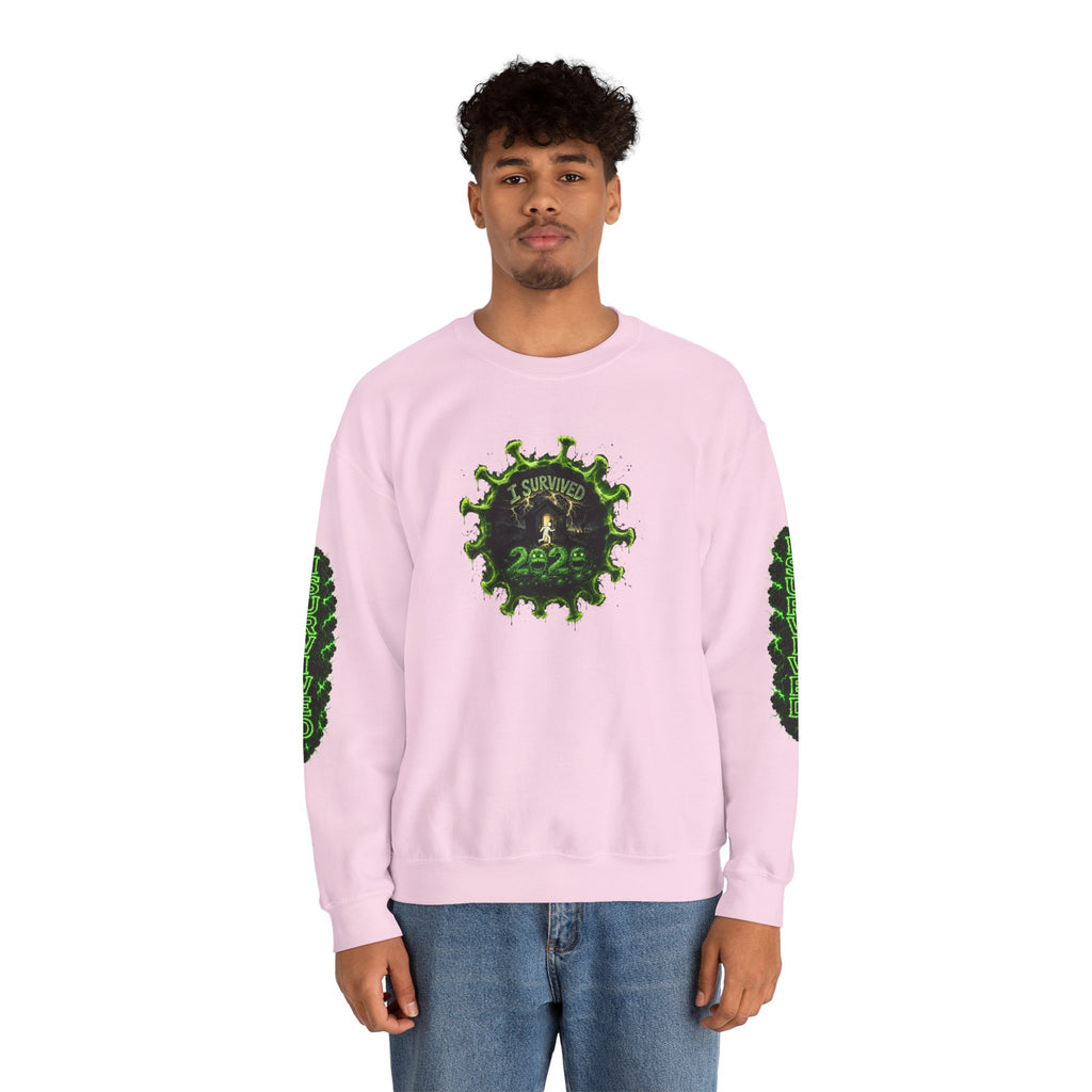 I Survived 2020 — PANDEMIC S1:E5: Director's Cut "Delivery Doomsday" Unisex Heavy Blend™ Crewneck Sweatshirt