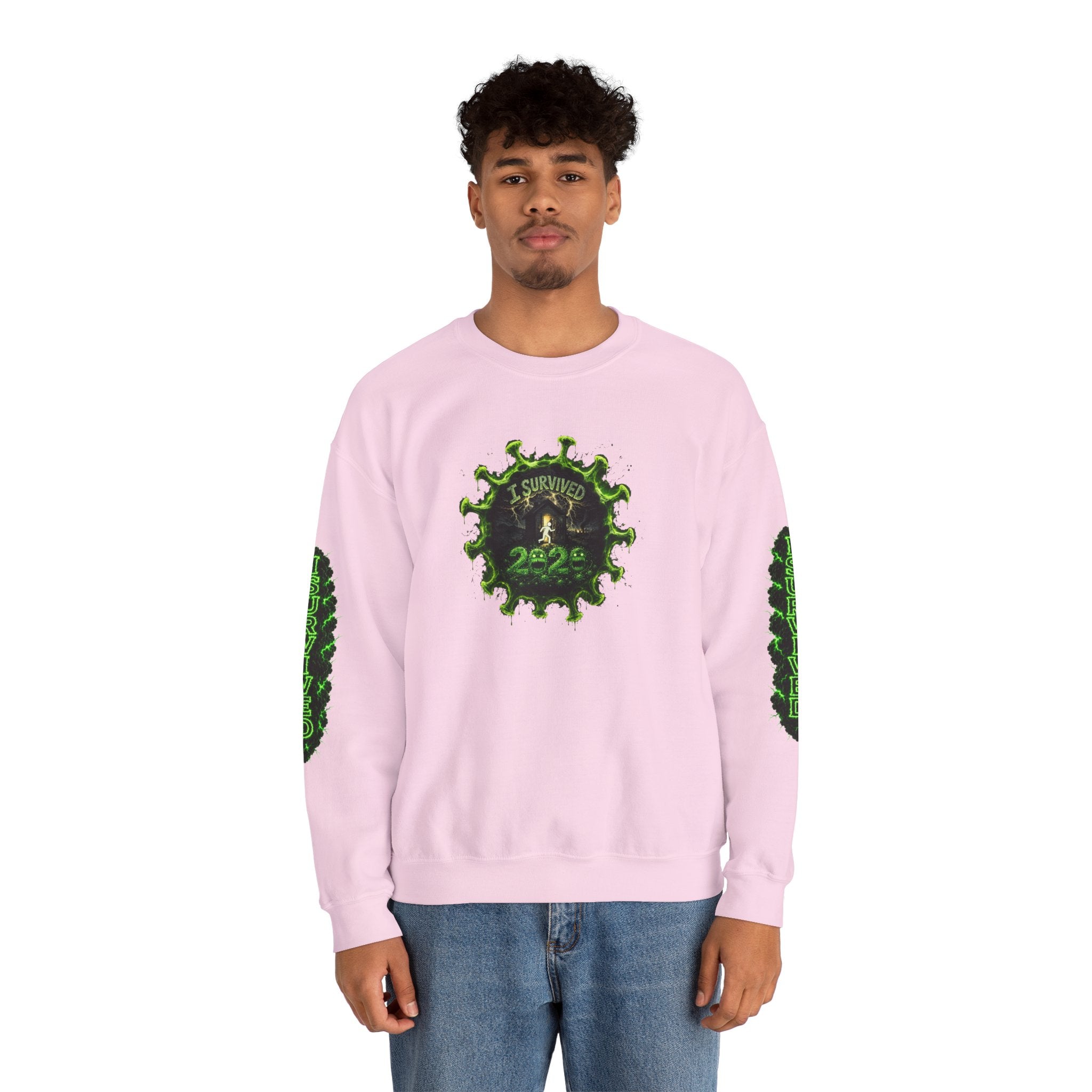 I Survived 2020 — PANDEMIC S1:E5: Director's Cut "Delivery Doomsday" Unisex Heavy Blend™ Crewneck Sweatshirt