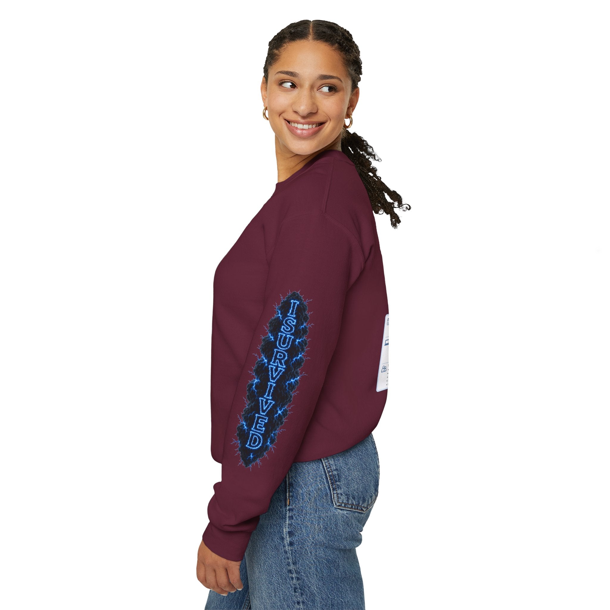 I Survived 2020 — LOCKDOWN S3:E3: Director's Cut Special Edition "Remote Schooling" Unisex Heavy Blend™ Crewneck Sweatshirt