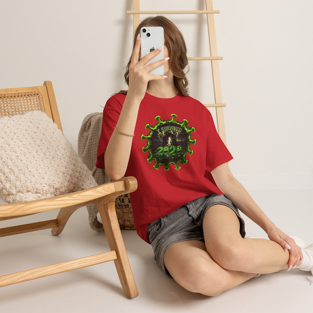 I Survived 2020 — Director's Cut S1:E5 "Delivery Doomsday" | Pandemic Edition Unisex Heavy Cotton Tee