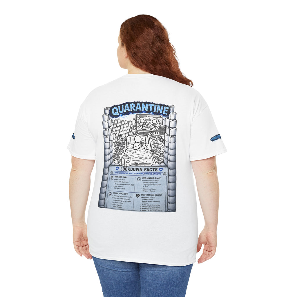 I Survived 2020 — LOCKDOWN S3:E1: Special Edition "Quarantine" Unisex Heavy Cotton Tee