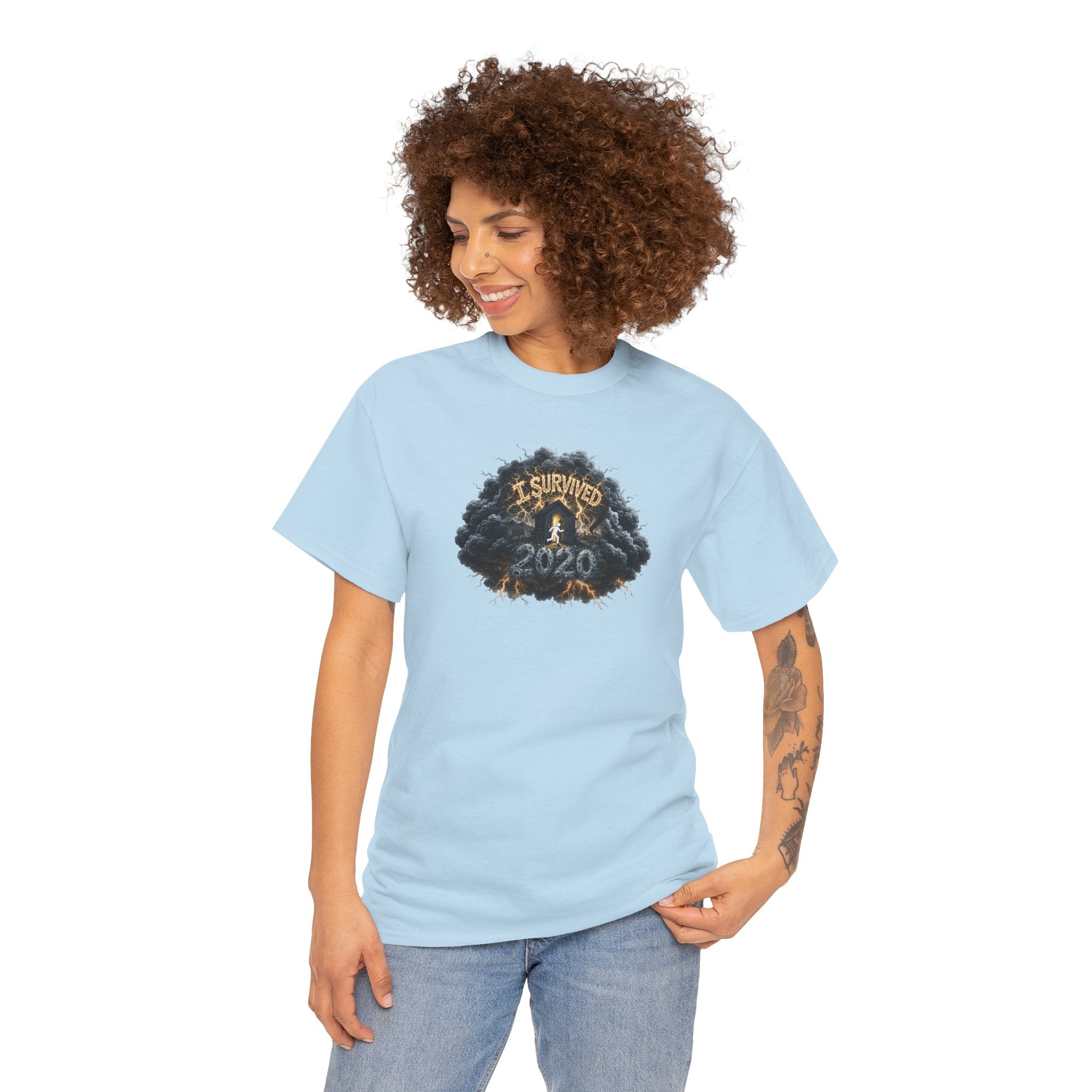 I Survived 2020 — Original PILOT Design: Director's Cut Unisex Heavy Cotton Tee