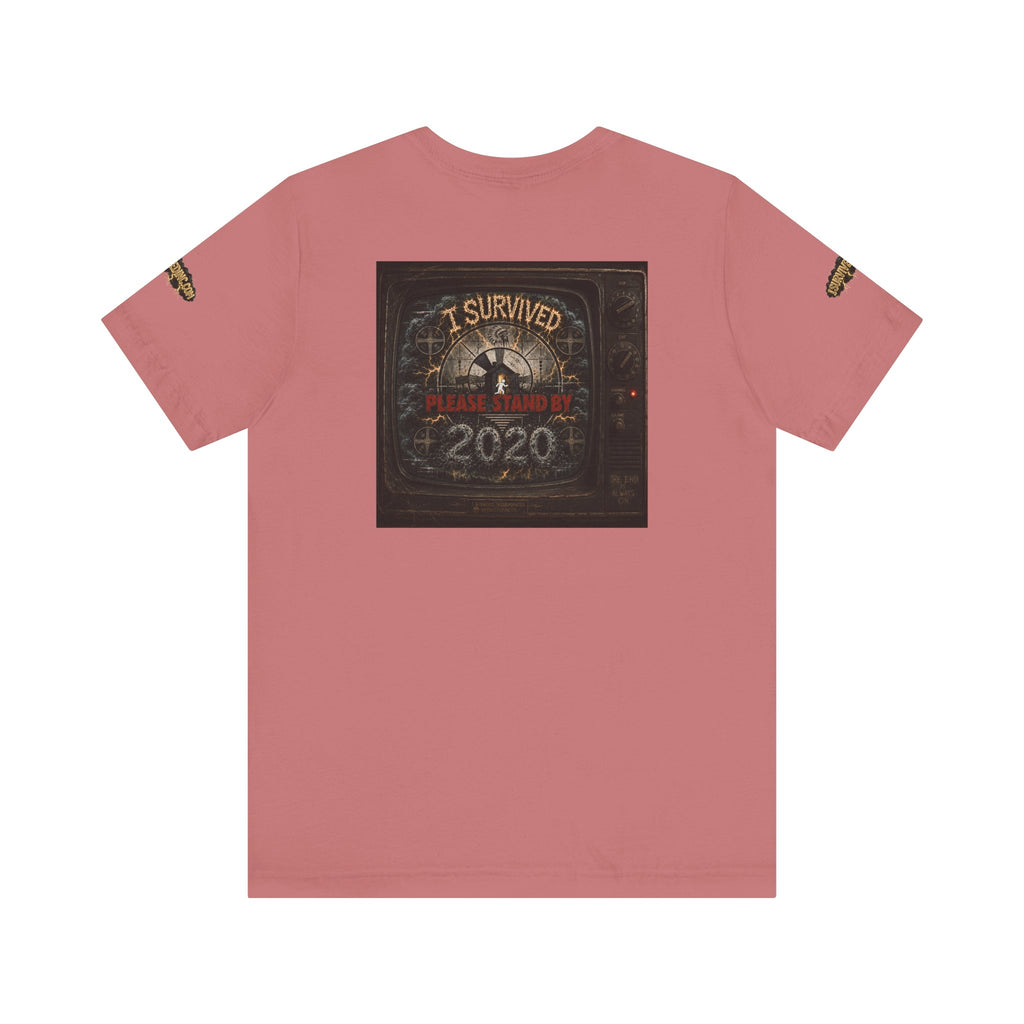 I Survived 2020 — "Please Stand By" Test Pattern Tee Special Edition Summer Premier Unisex Jersey Short Sleeve Tee