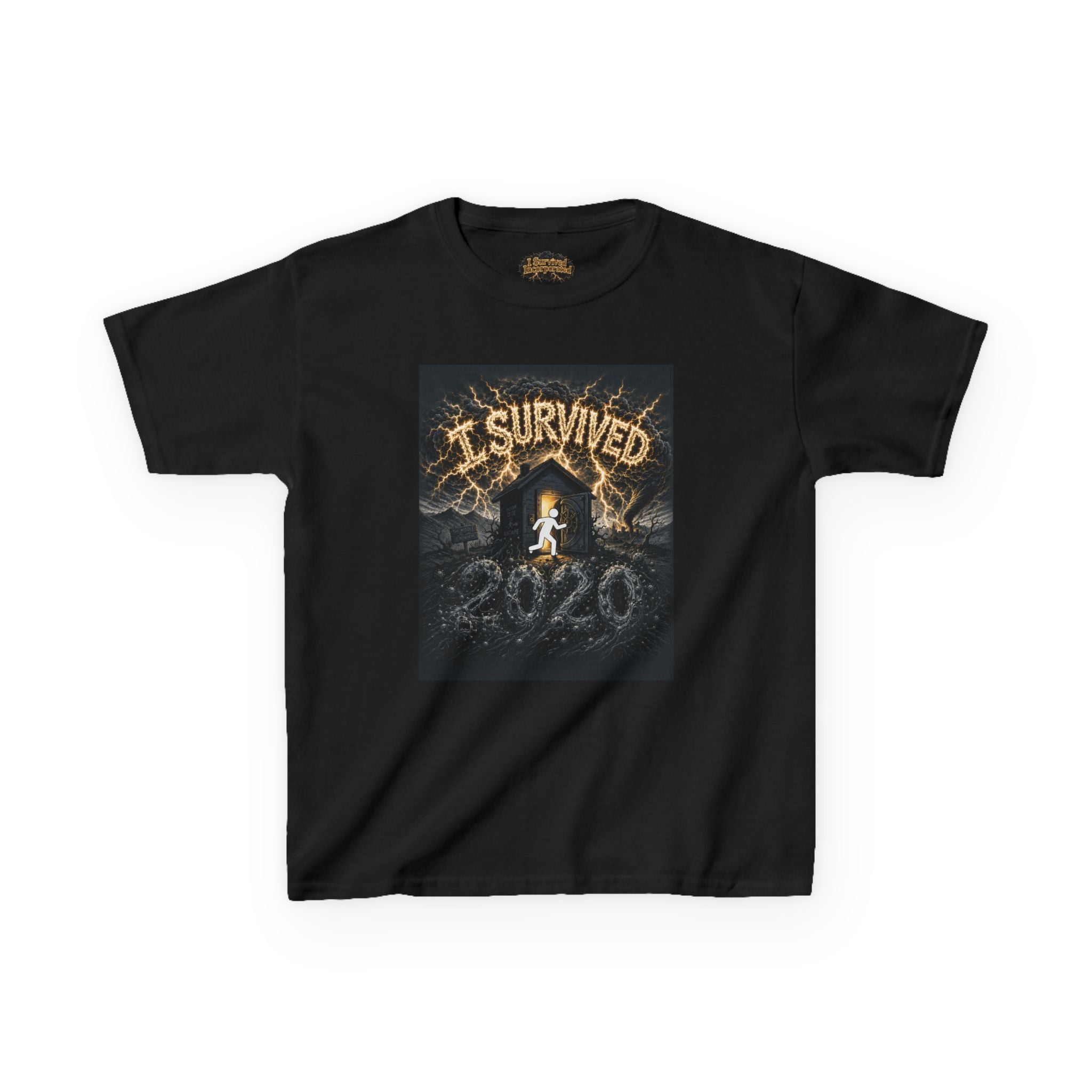 I Survived 2020 — Original Design Teaser Tee | Season 1 Premiere Drop Kids Heavy Cotton™ Tee