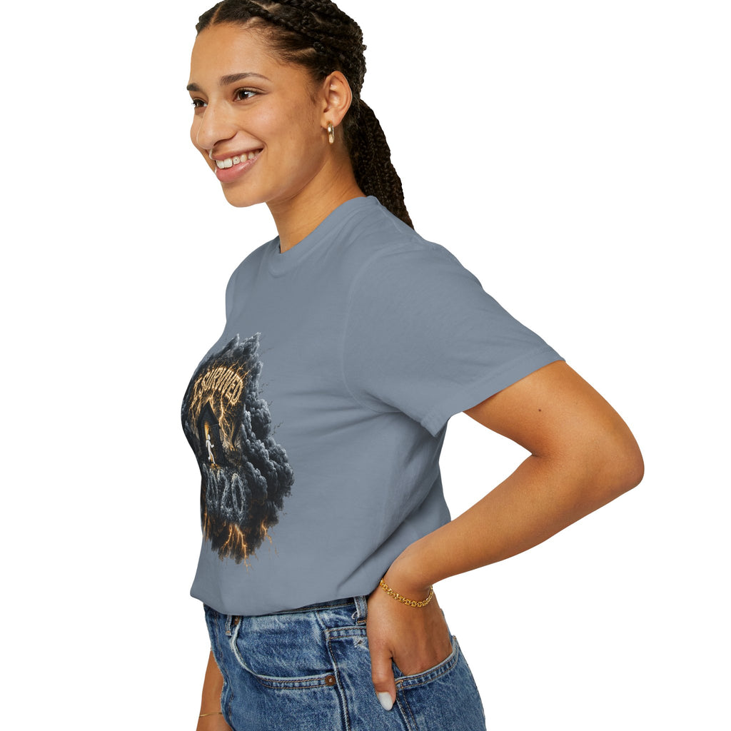 I Survived 2020 — Director's Cut Original Design Teaser Tee | Season 1 Premiere Drop Unisex Garment-Dyed T-shirt