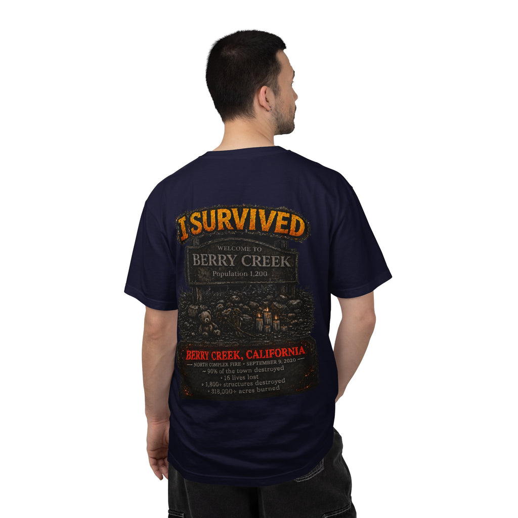 I Survived 2020 — WILDFIRES S2:E1: "Berry Creek" Memorial Unisex Garment-Dyed T-shirt
